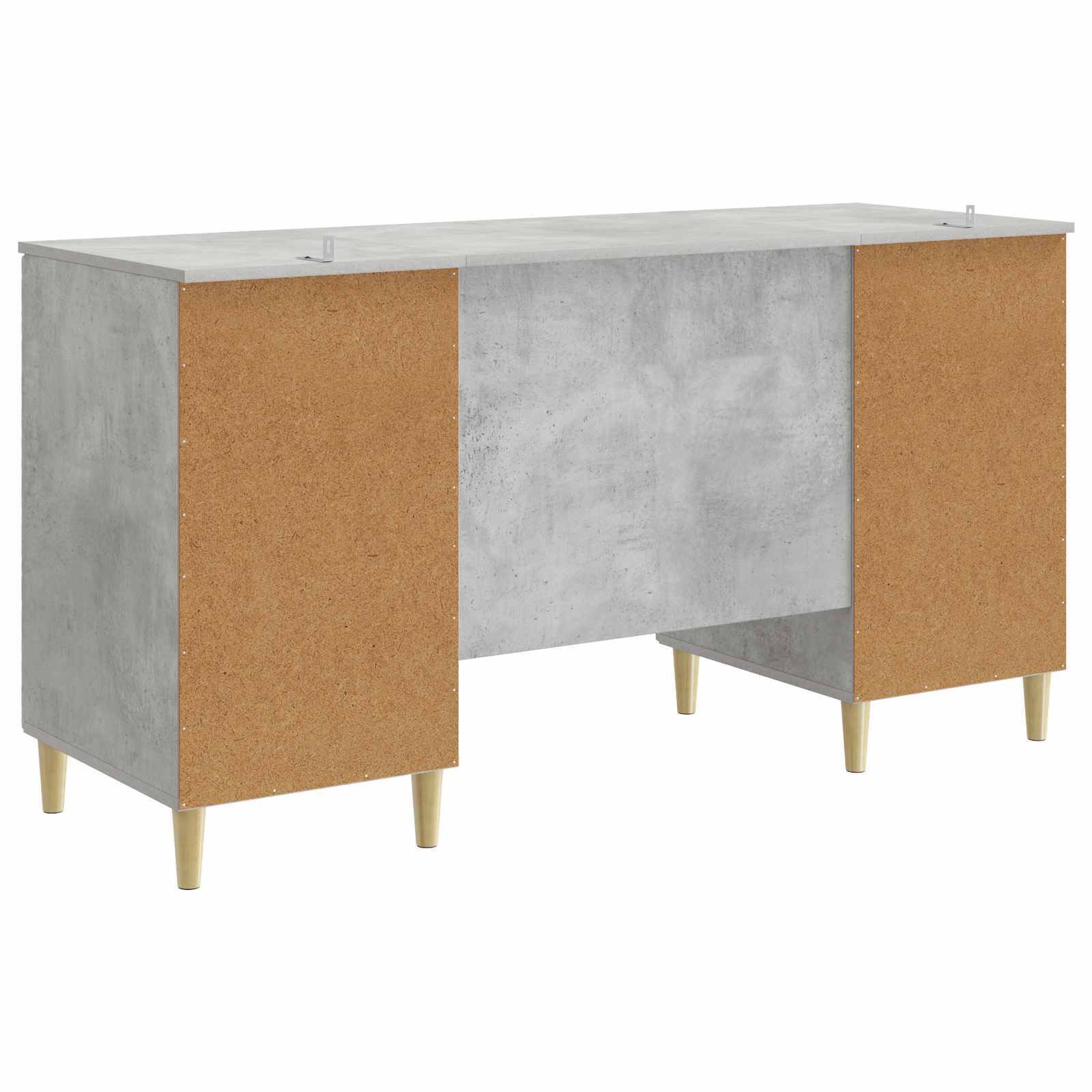 Stalas Betono pilka Apdirbta mediena 142,5 x 50 x 75 cm