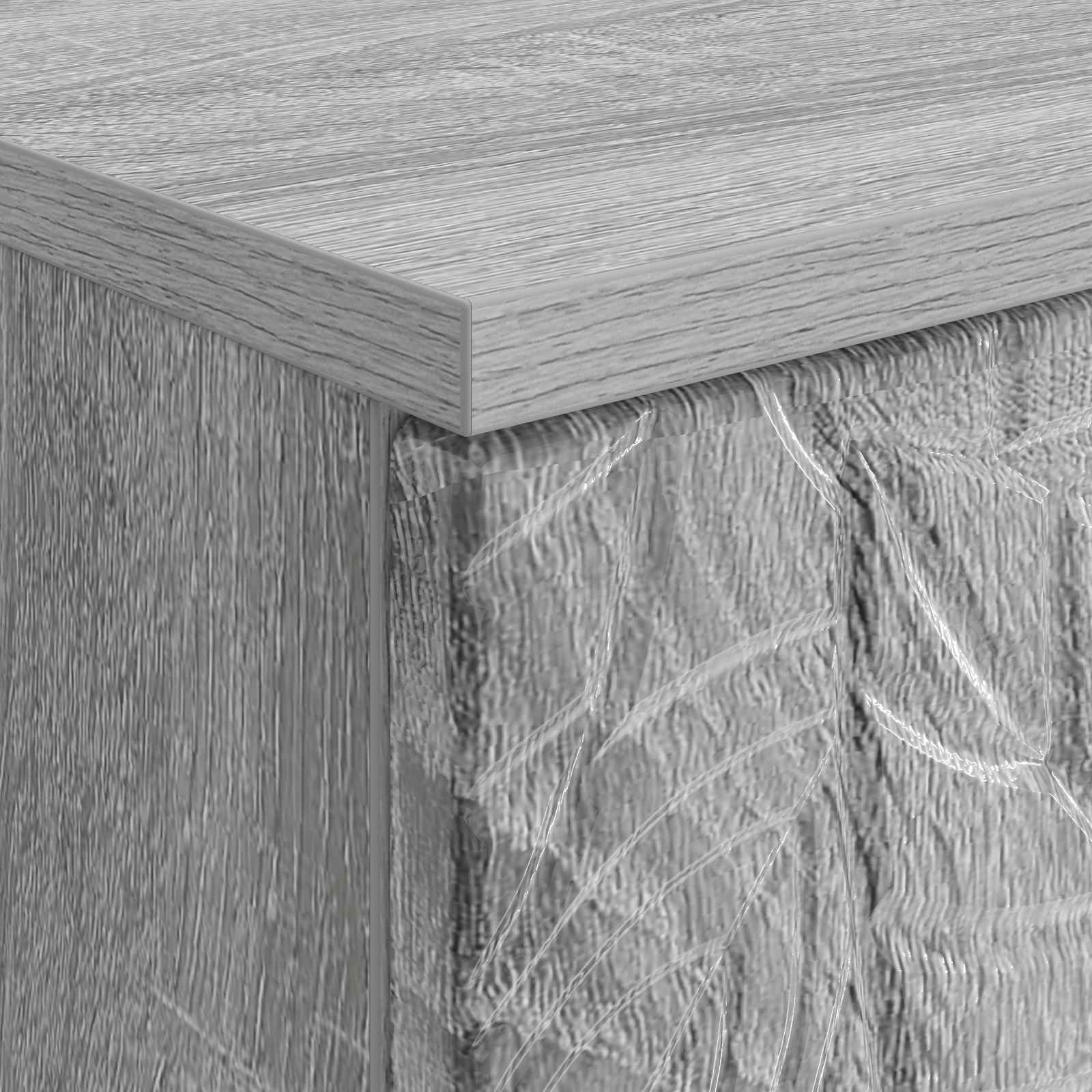 Stalas Pilka Sonoma Apdirbta mediena 142,5 x 50 x 75 cm