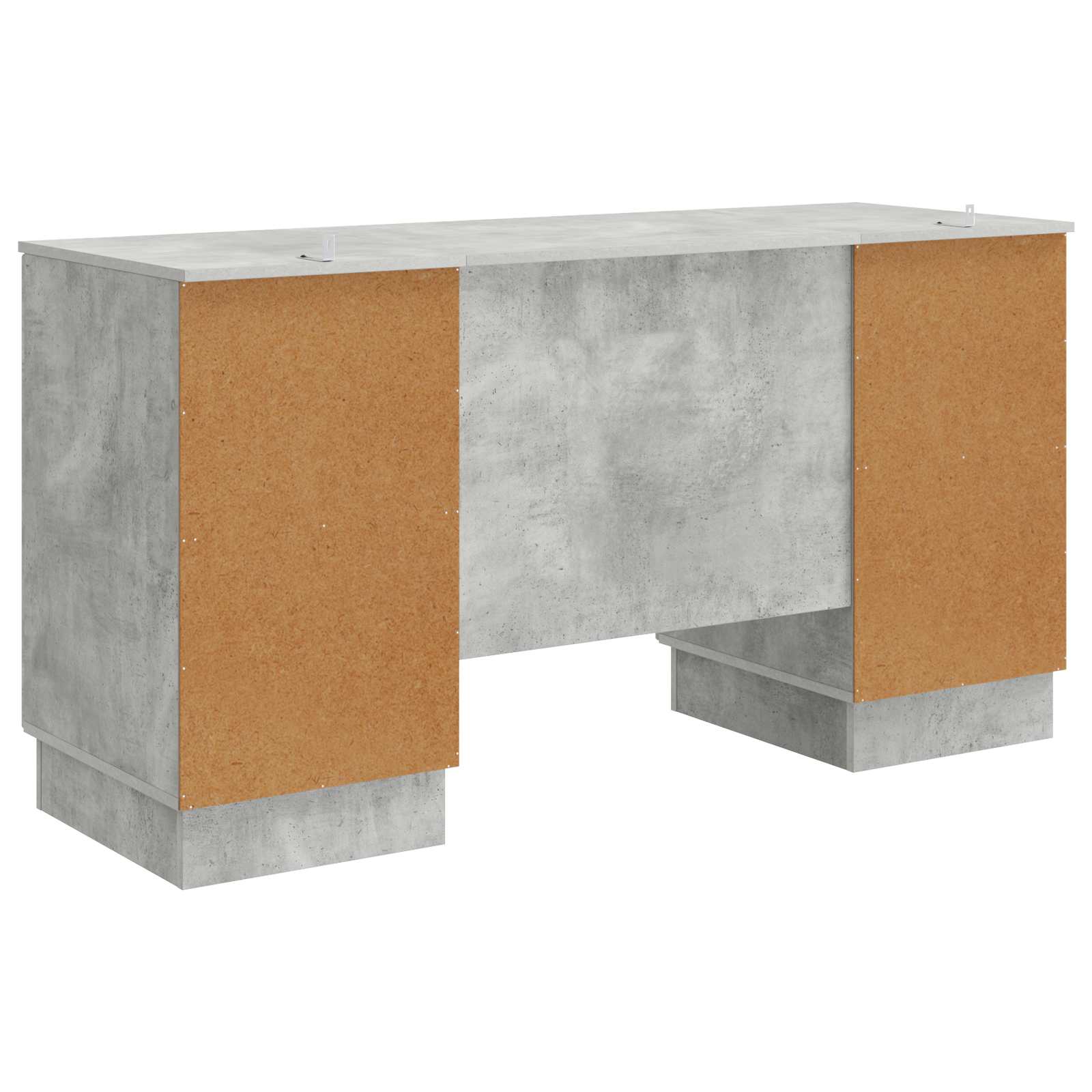 Stalas Betono pilka 142,5 x 50 x 75 cm Apdirbta mediena