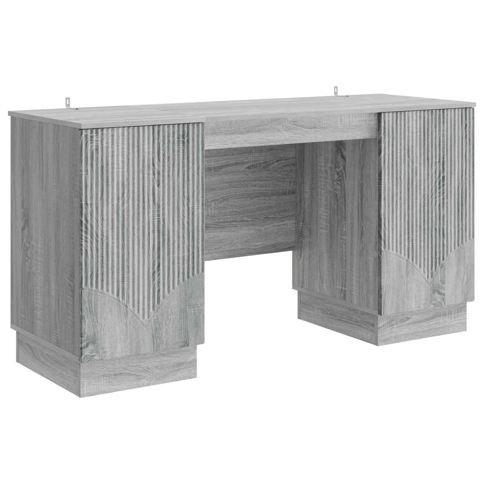 Stalas Pilka sonoma ąžuolo 142,5 x 50 x 75 cm Apdirbta mediena