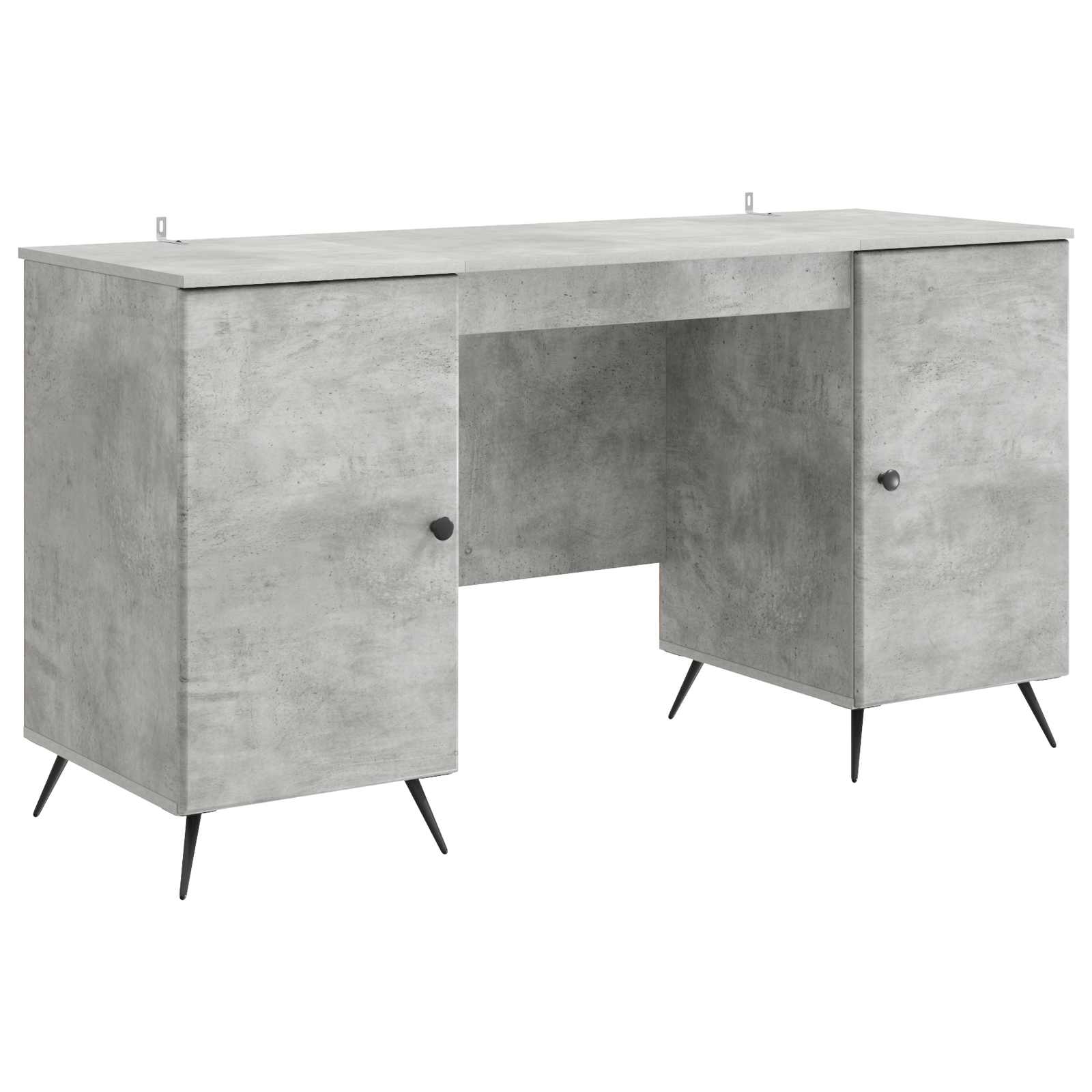 Stalas Betono pilka 142,5 x 50 x 75 cm Apdirbta mediena