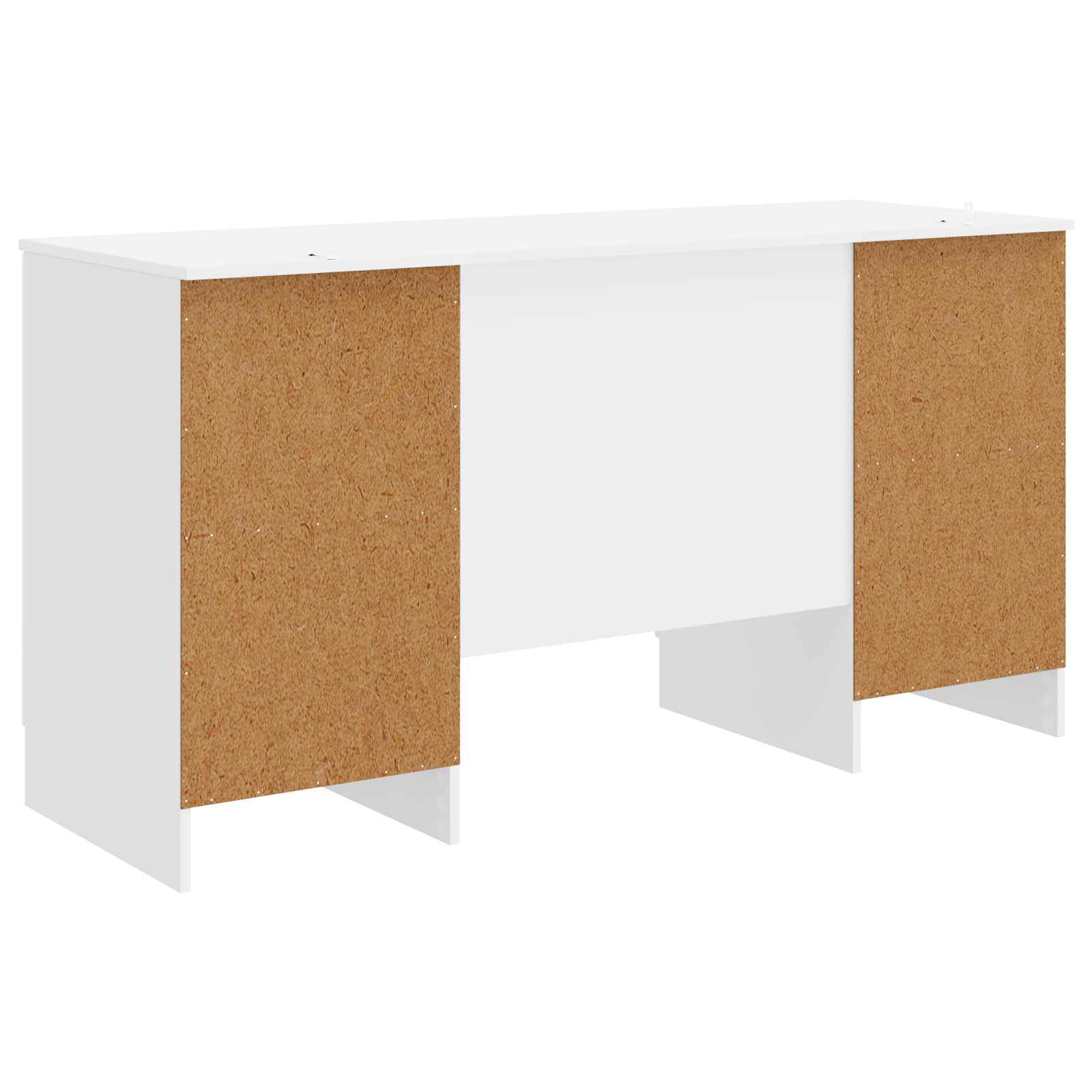 Stalas Itin blizgi balta 142,5 x 50 x 75 cm Apdirbta mediena