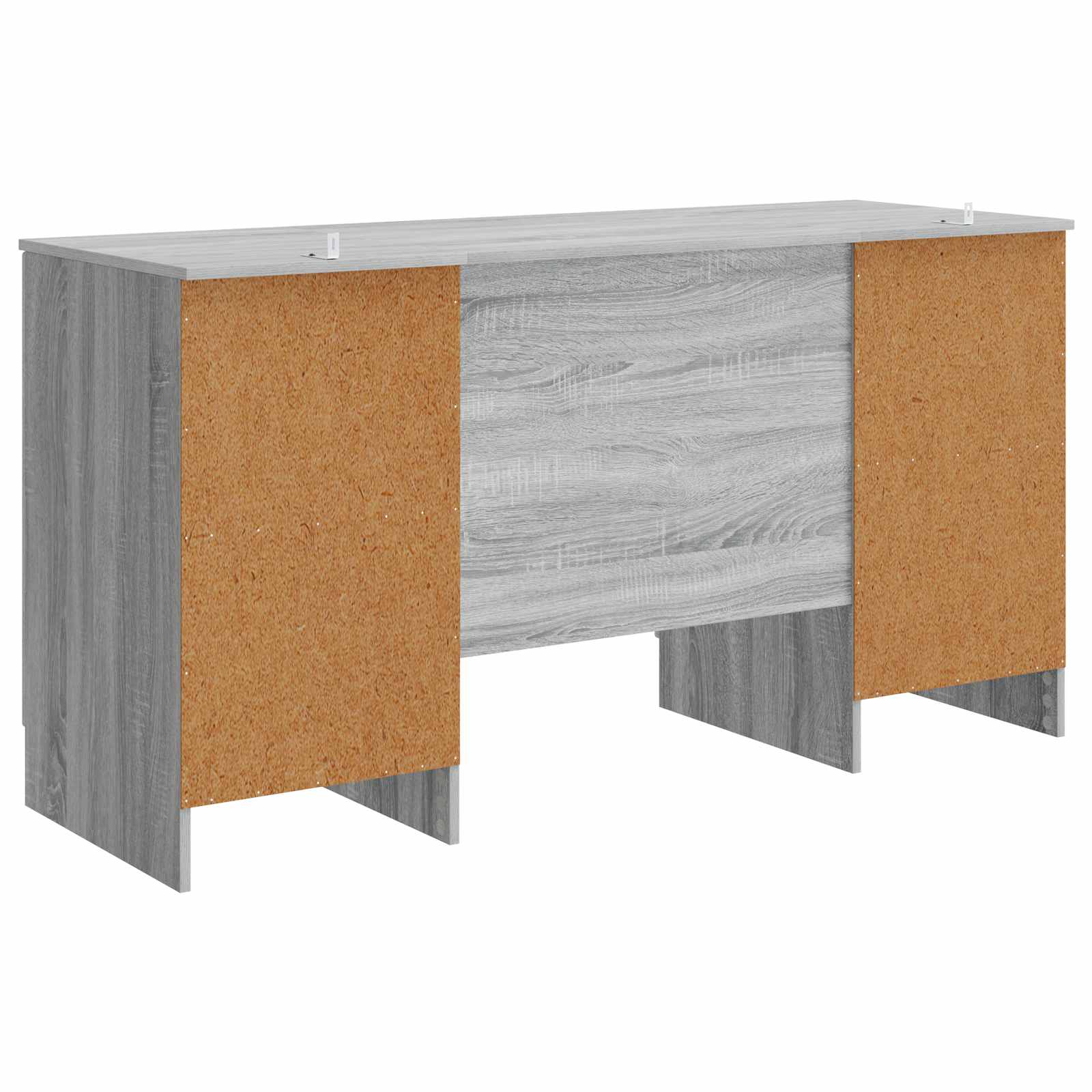 Stalas Pilka sonoma ąžuolo 142,5 x 50 x 75 cm Apdirbta mediena