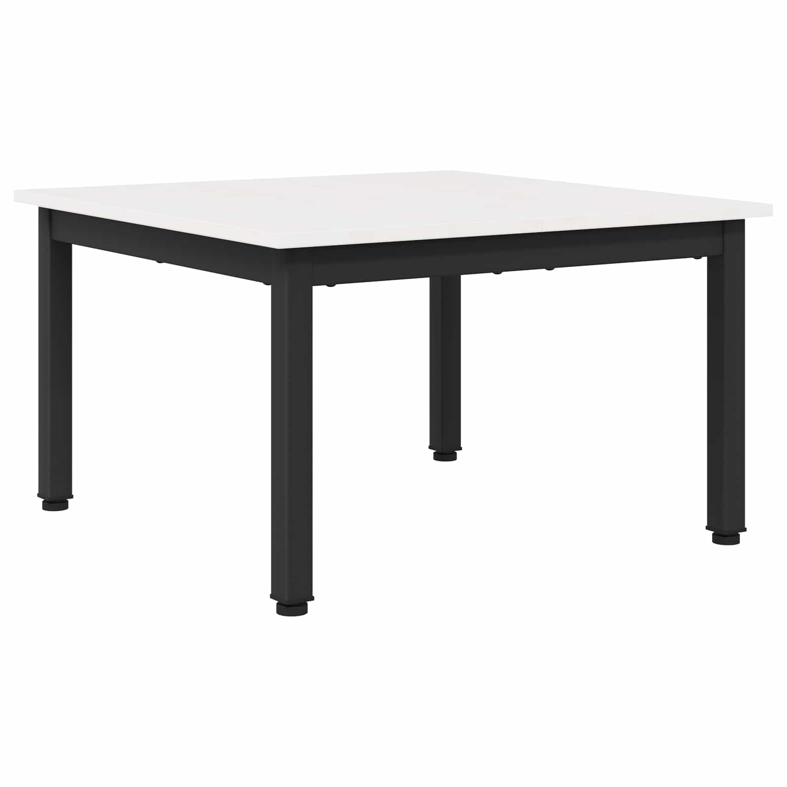 Kavos staliukas Balta 60 x 60 x 36 cm Kietos pušies mediena