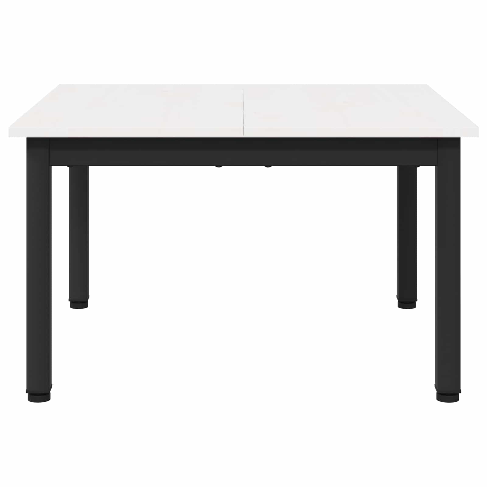 Kavos staliukas Balta 60 x 60 x 36 cm Kietos pušies mediena