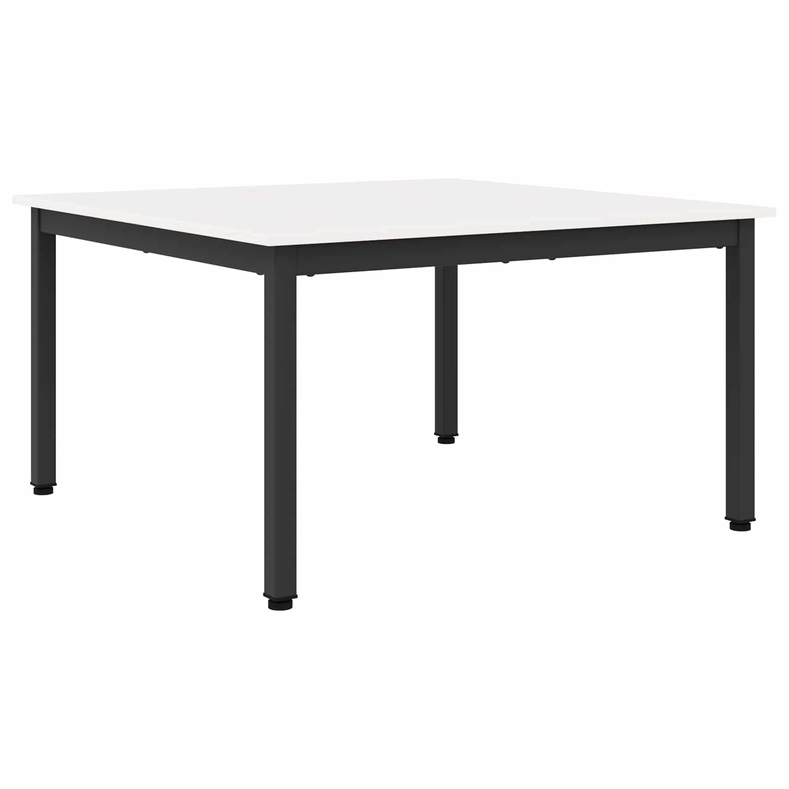 Kavos staliukas Balta 80 x 80 x 45 cm Kietos pušies mediena