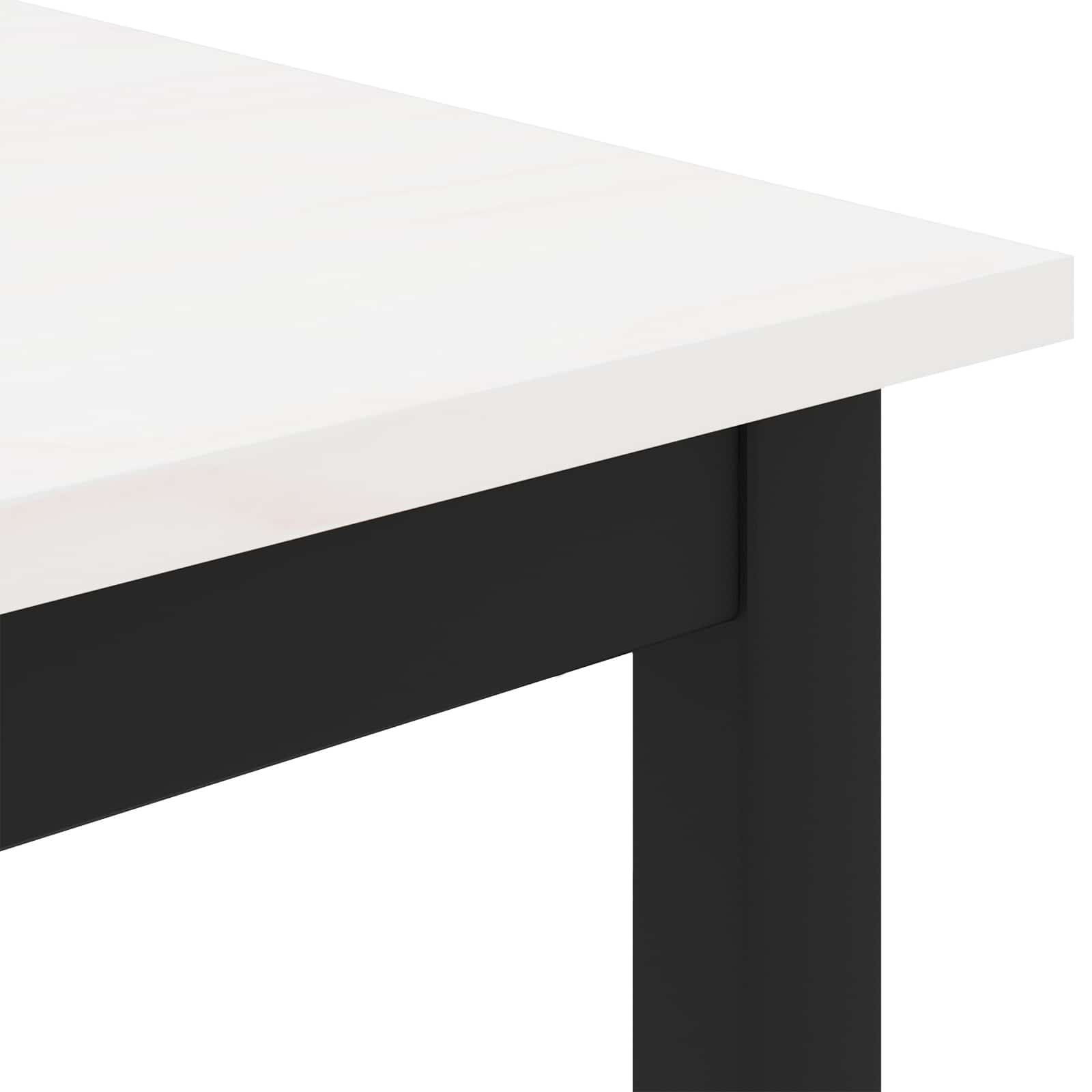 suoliukas Balta 80 x 35 x 45 cm Kietos pušies mediena
