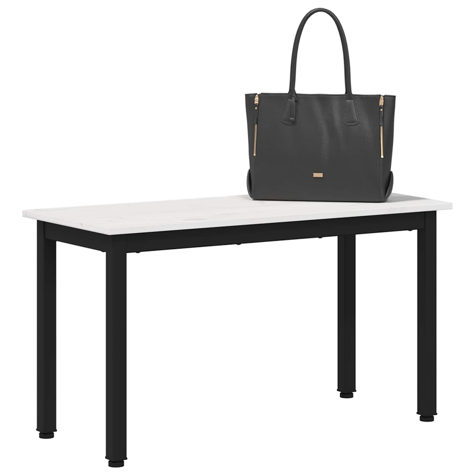 suoliukas Balta 80 x 35 x 45 cm Kietos pušies mediena