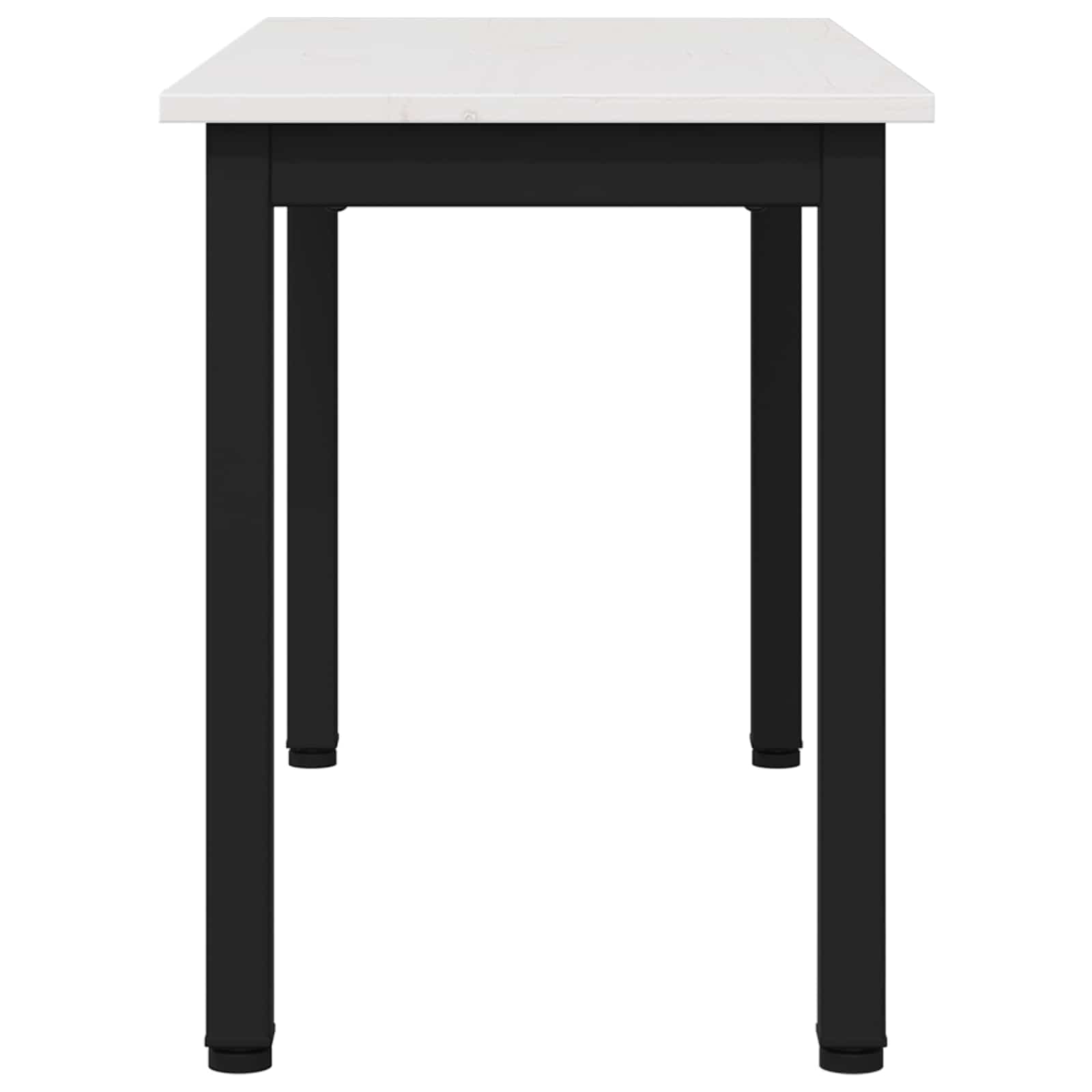 suoliukas Balta 80 x 35 x 45 cm Kietos pušies mediena