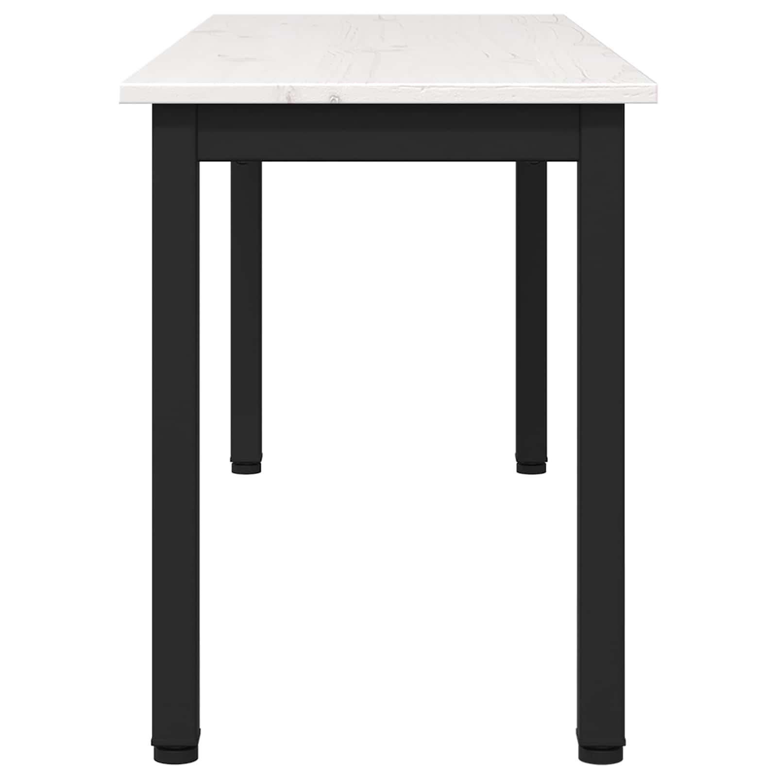 suoliukas Balta 110 x 35 x 45 cm Kietos pušies mediena