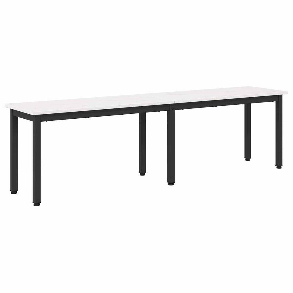 suoliukas Balta 160 x 35 x 45 cm Kietos pušies mediena