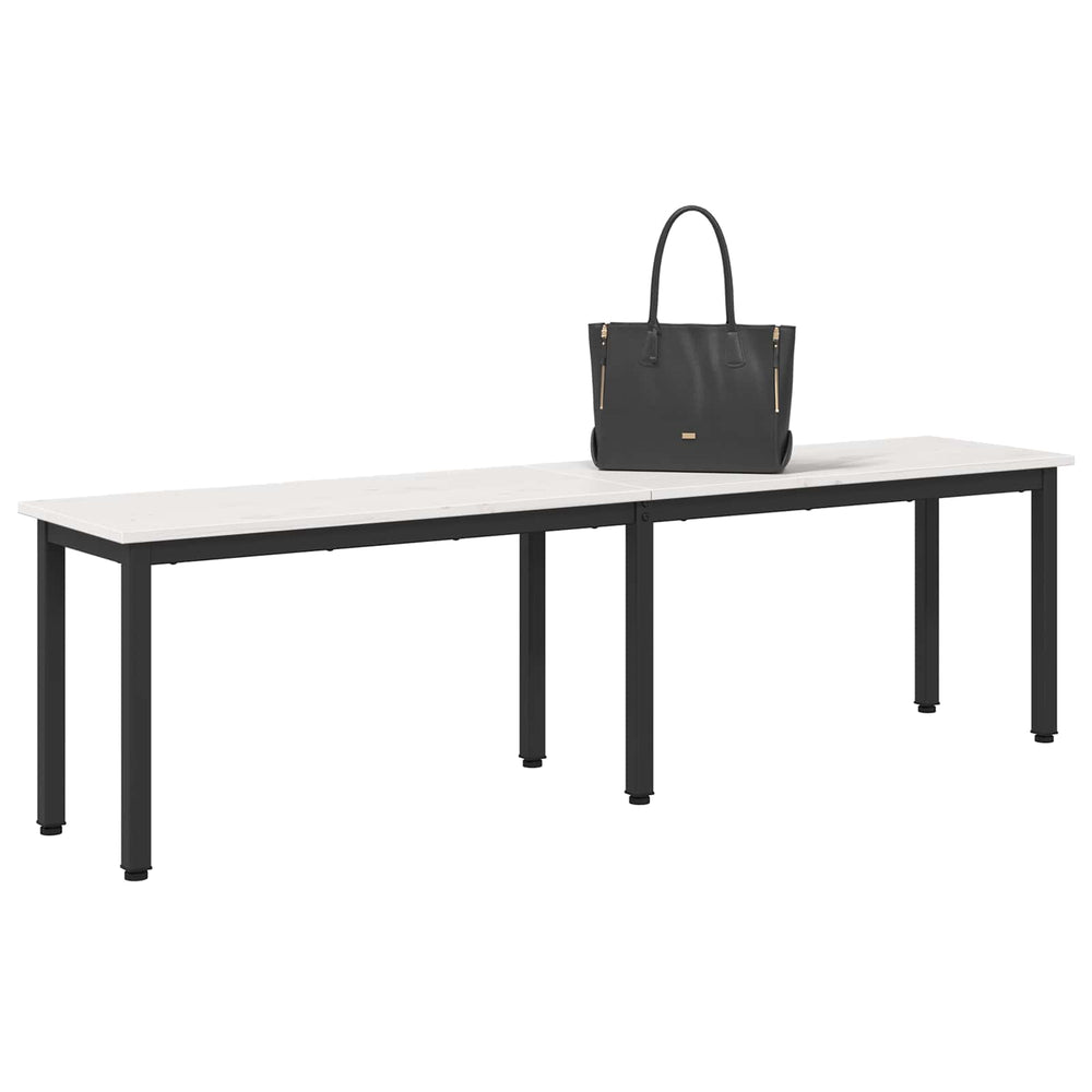 suoliukas Balta 160 x 35 x 45 cm Kietos pušies mediena