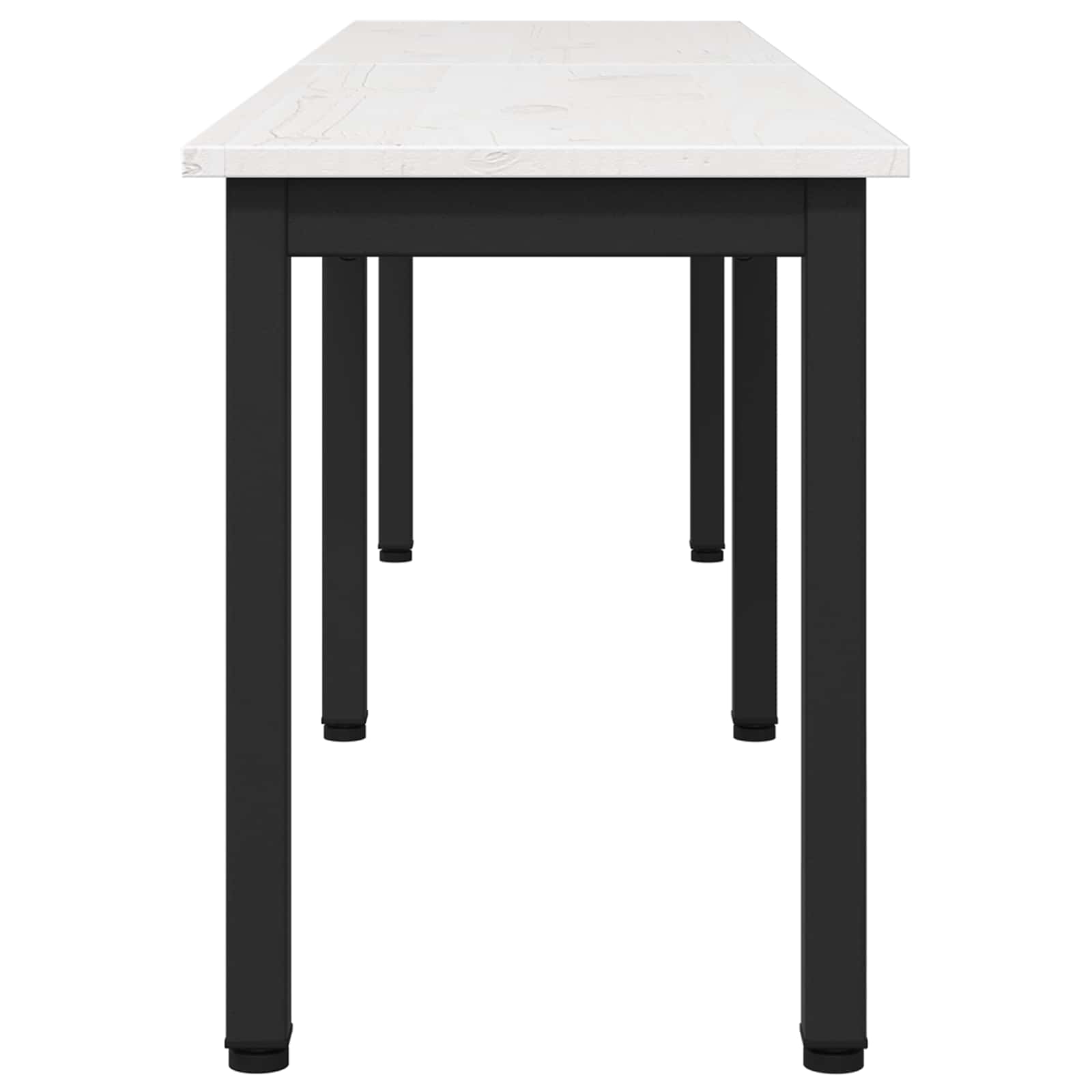 suoliukas Balta 160 x 35 x 45 cm Kietos pušies mediena