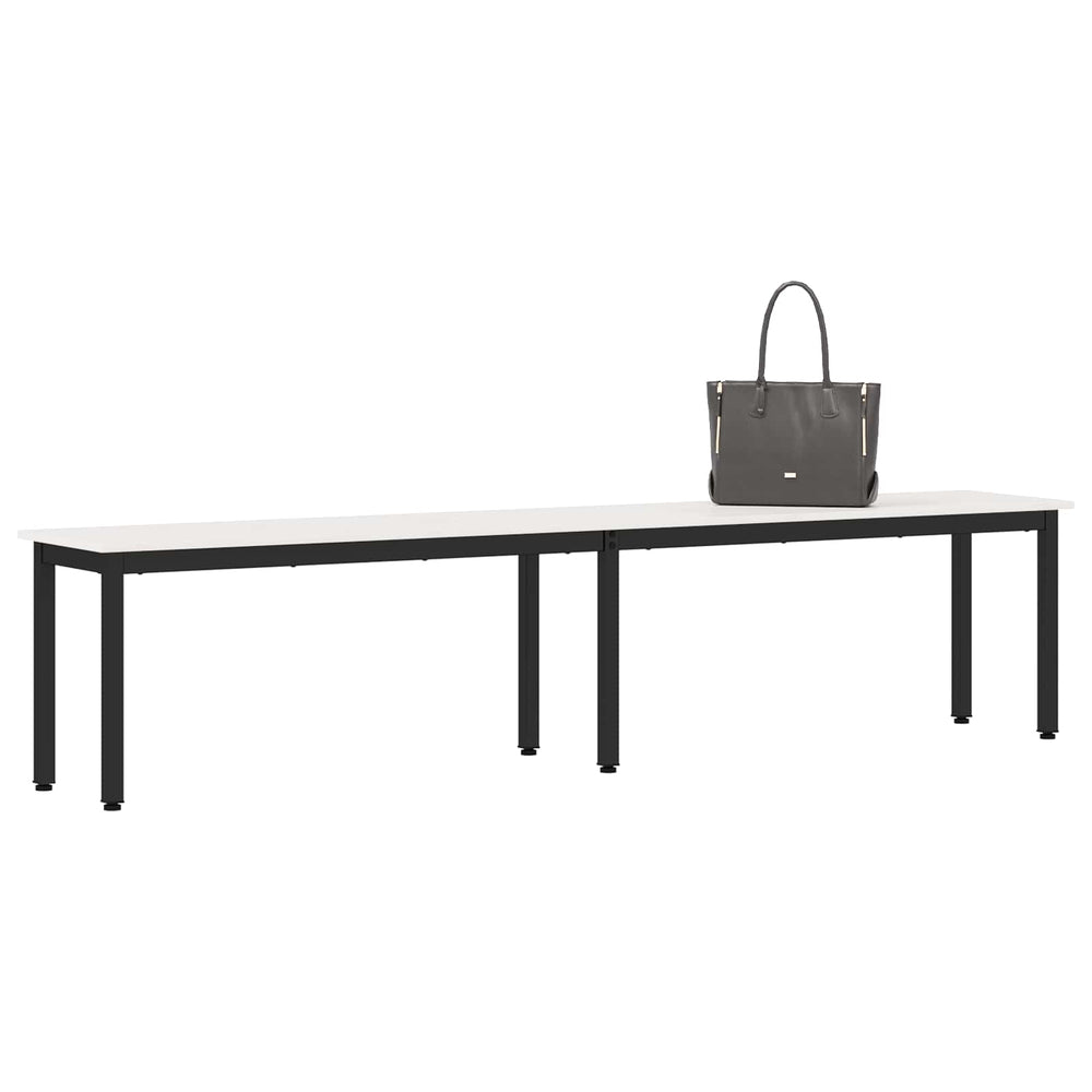 suoliukas Balta 200 x 35 x 45 cm Kietos pušies mediena