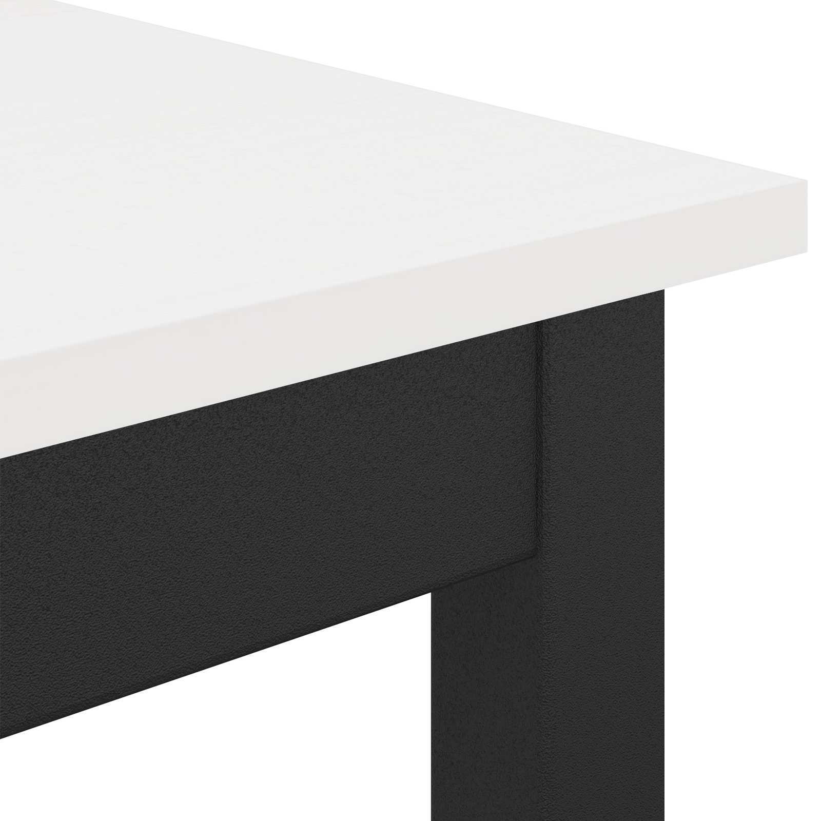 Valgomojo stalas Balta 70 x 70 x 75 cm Kietos pušies mediena