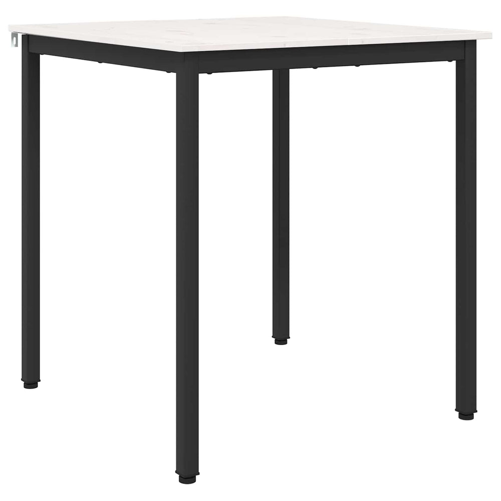 Valgomojo stalas Balta 70 x 70 x 75 cm Kietos pušies mediena