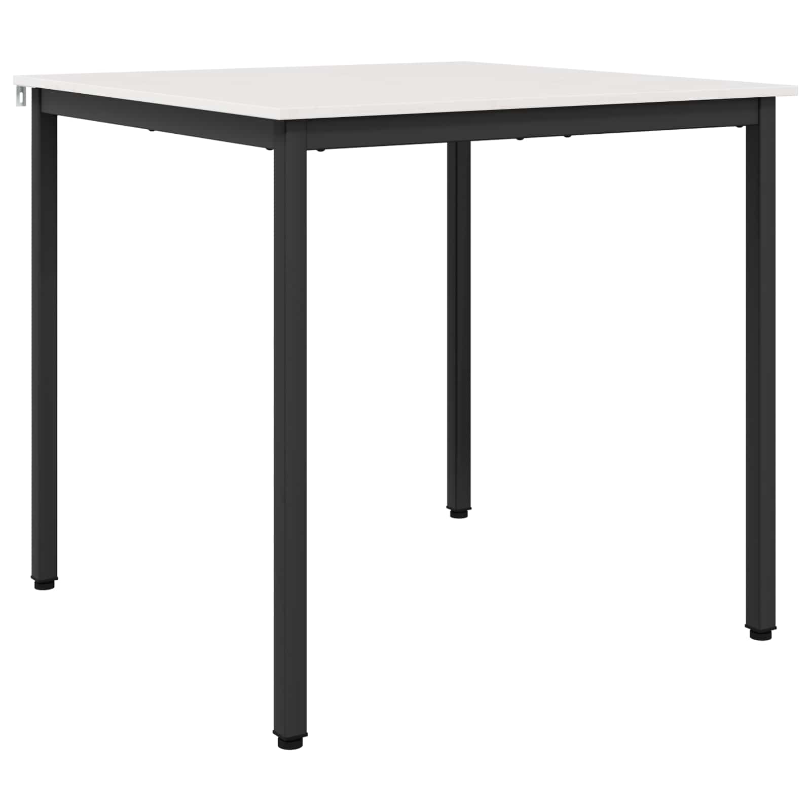 Valgomojo stalas Balta 80 x 80 x 75 cm Kietos pušies mediena
