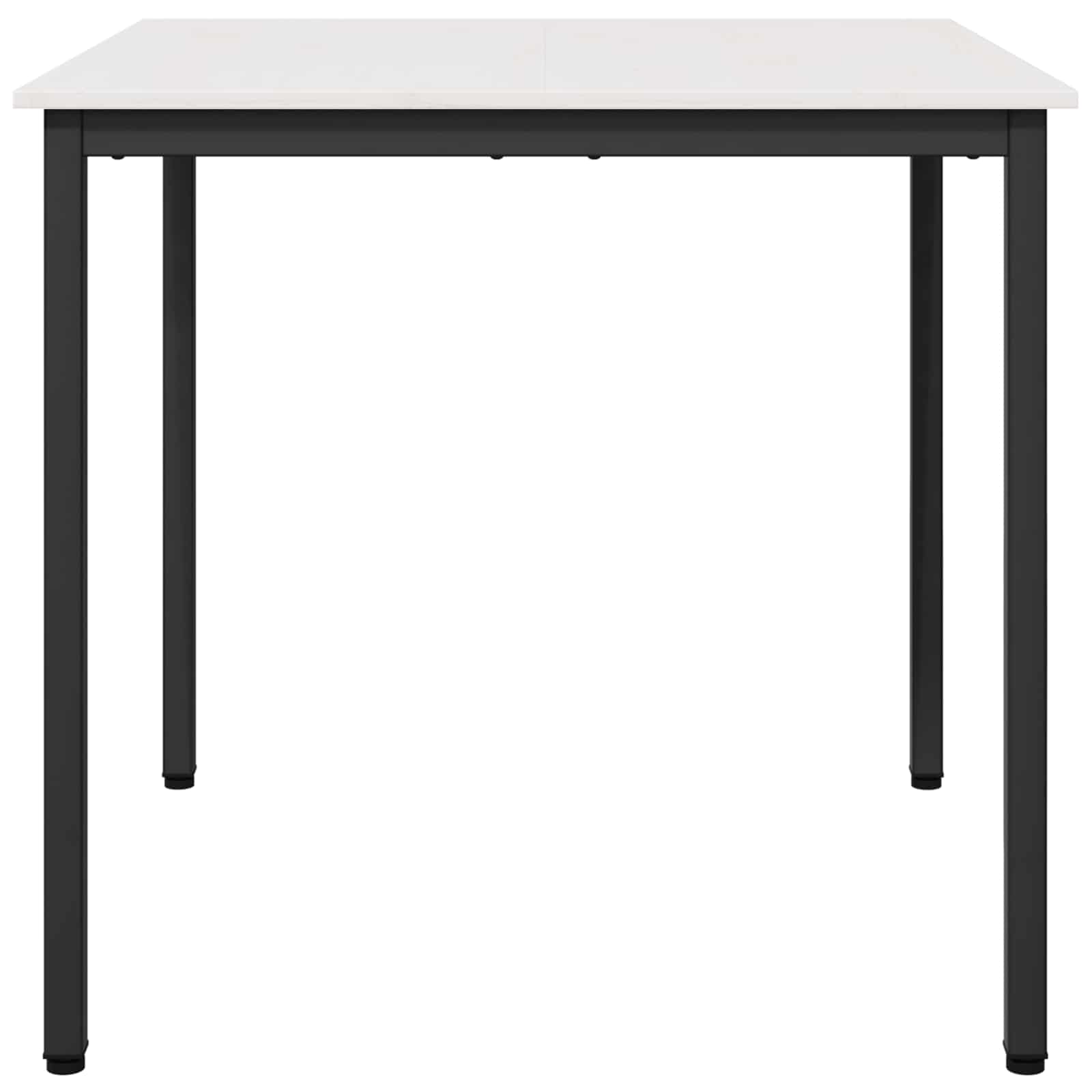 Valgomojo stalas Balta 80 x 80 x 75 cm Kietos pušies mediena