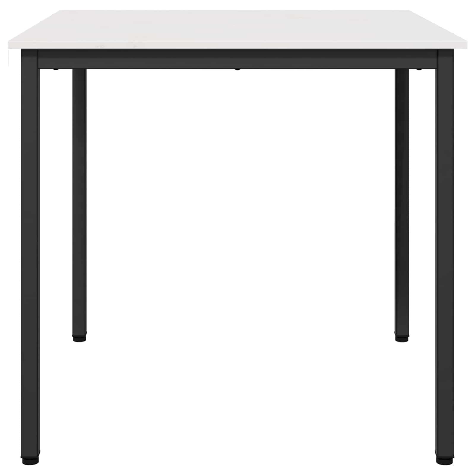 Valgomojo stalas Balta 80 x 80 x 75 cm Kietos pušies mediena