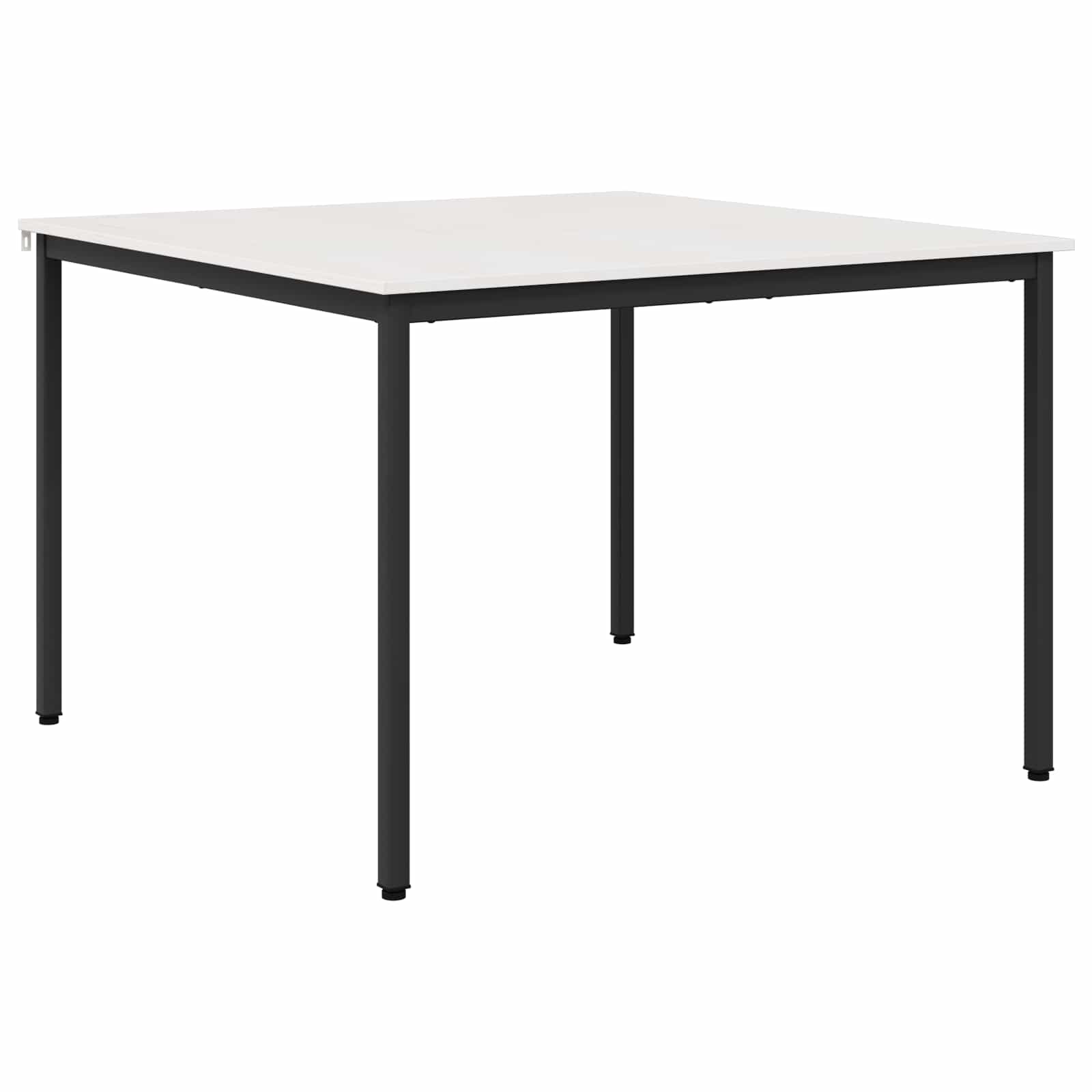 Valgomojo stalas Balta 110 x 110 x 75 cm Kietos pušies mediena