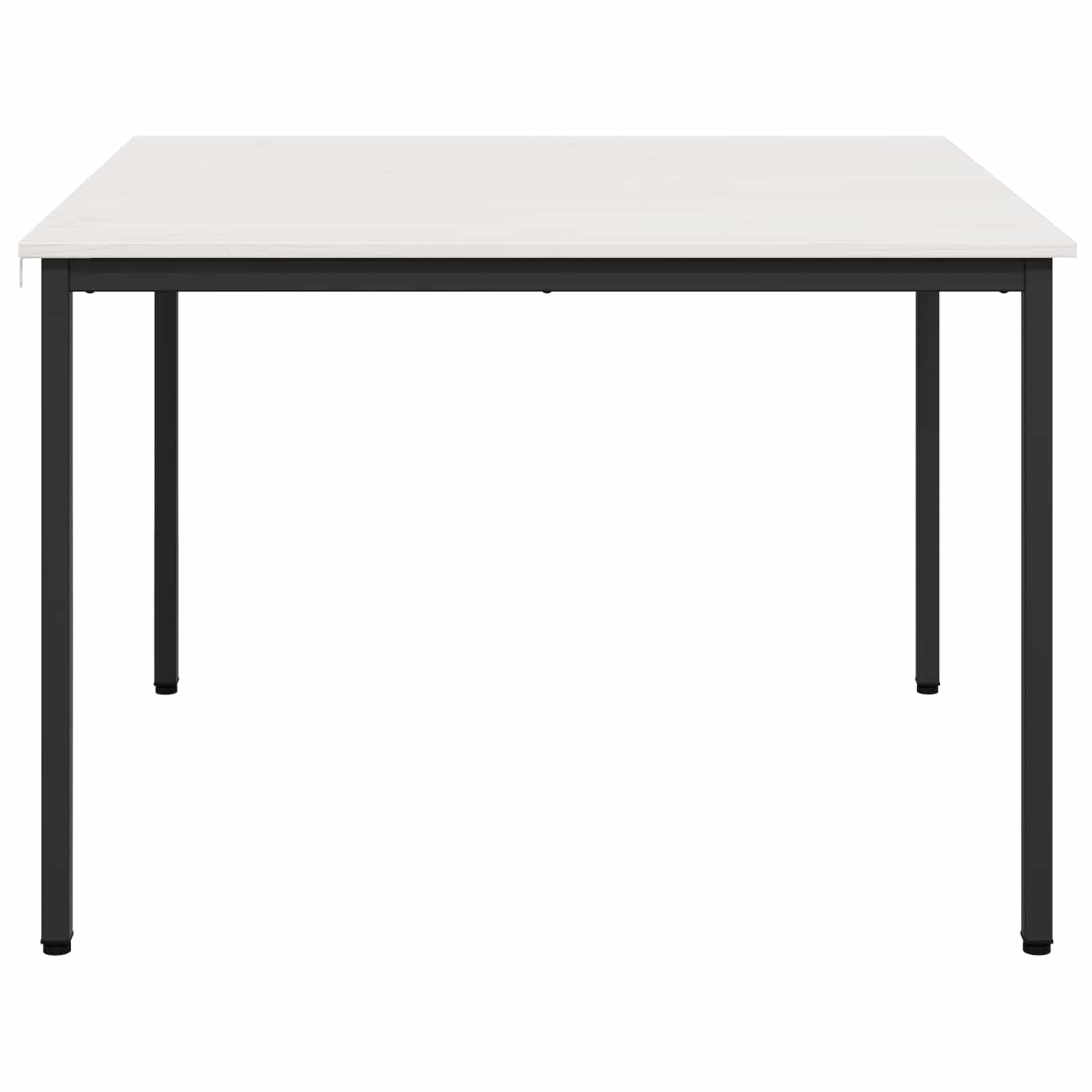 Valgomojo stalas Balta 110 x 110 x 75 cm Kietos pušies mediena