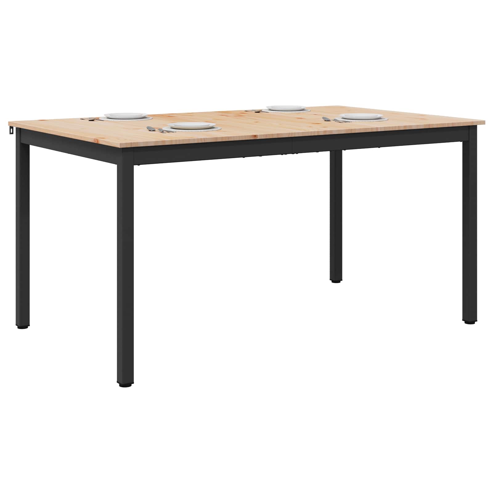 Valgomojo stalas Natūrali 140 x 80 x 75 cm