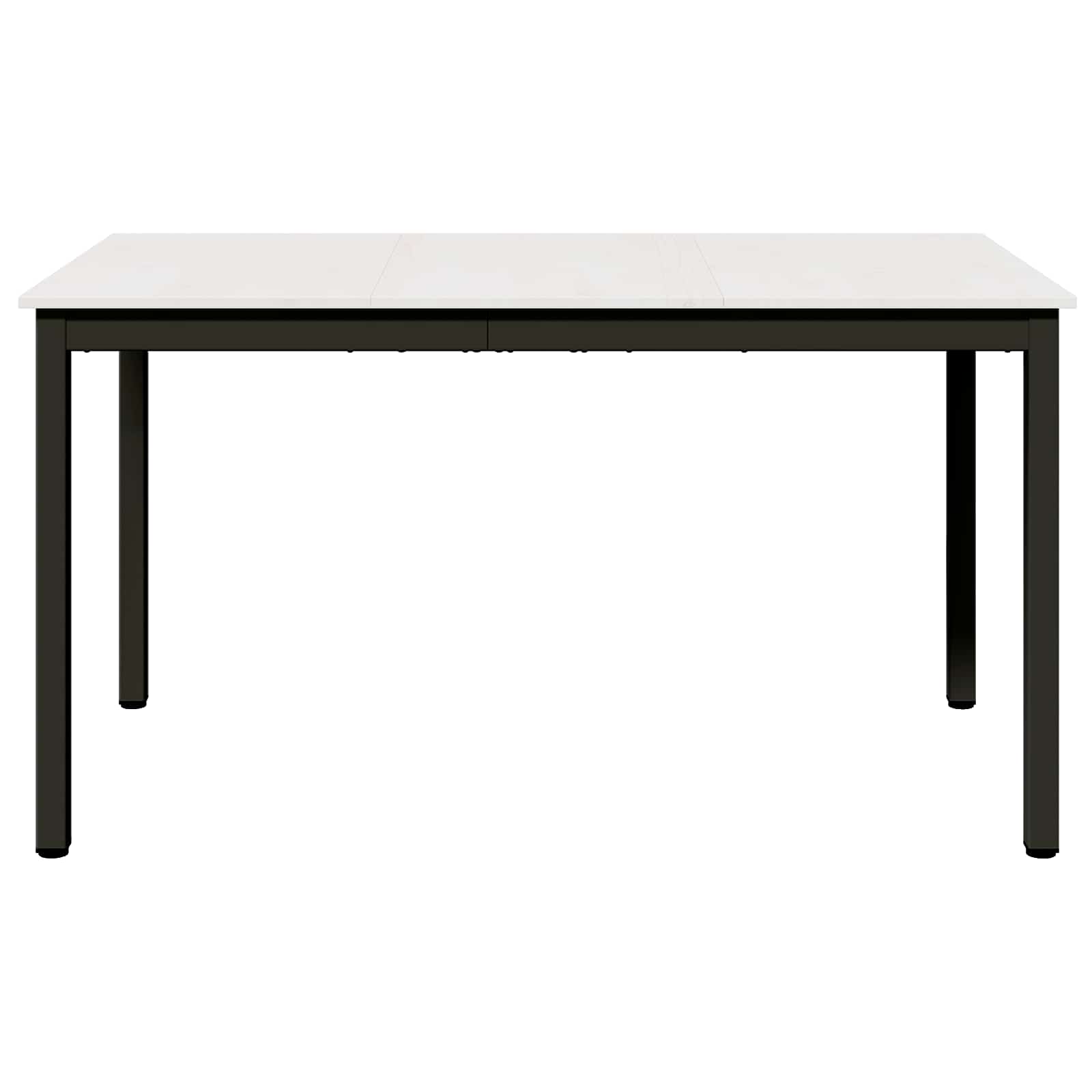Valgomojo stalas Balta 140 x 80 x 75 cm Kietos pušies mediena