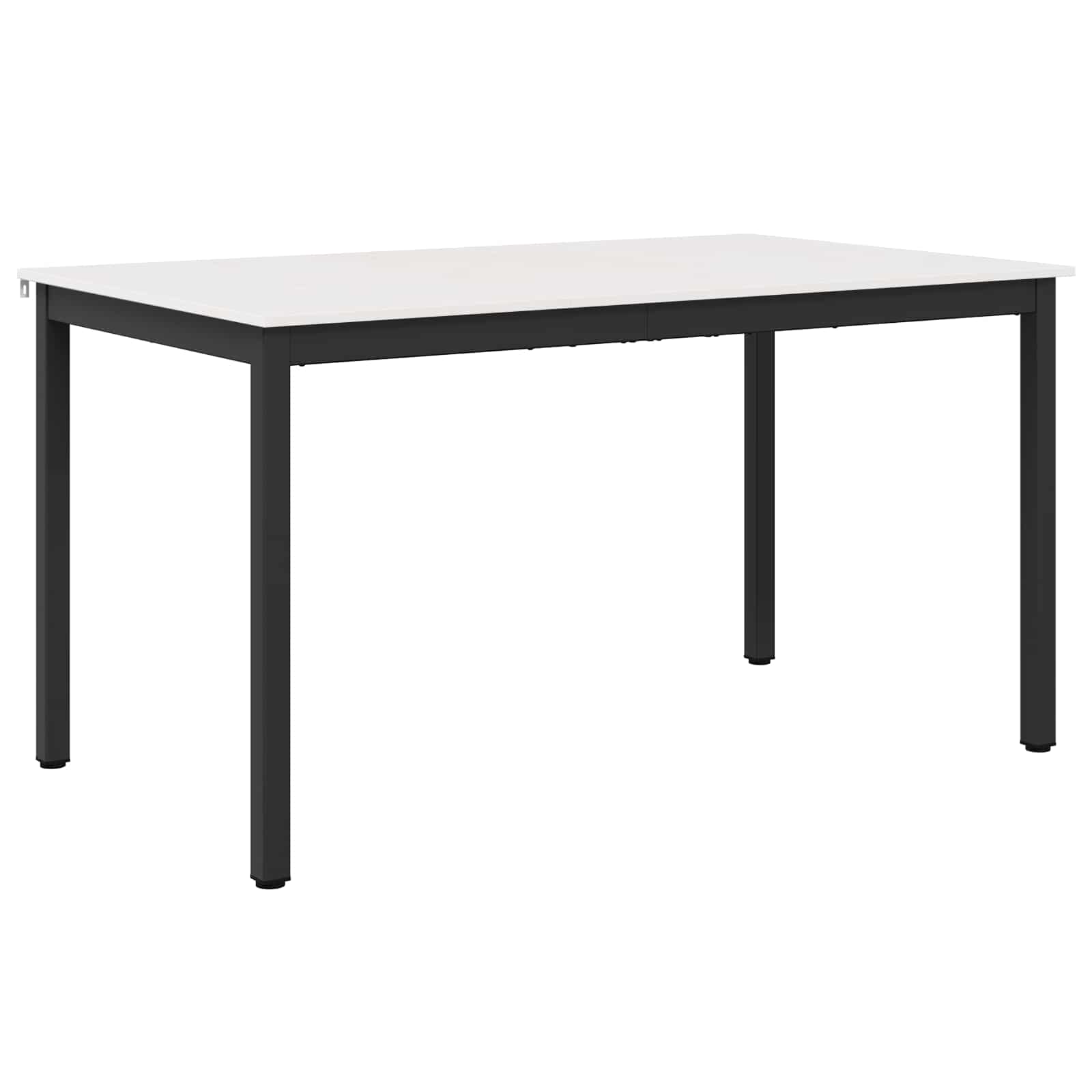 Valgomojo stalas Balta 150 x 90 x 75 cm Kietos pušies mediena