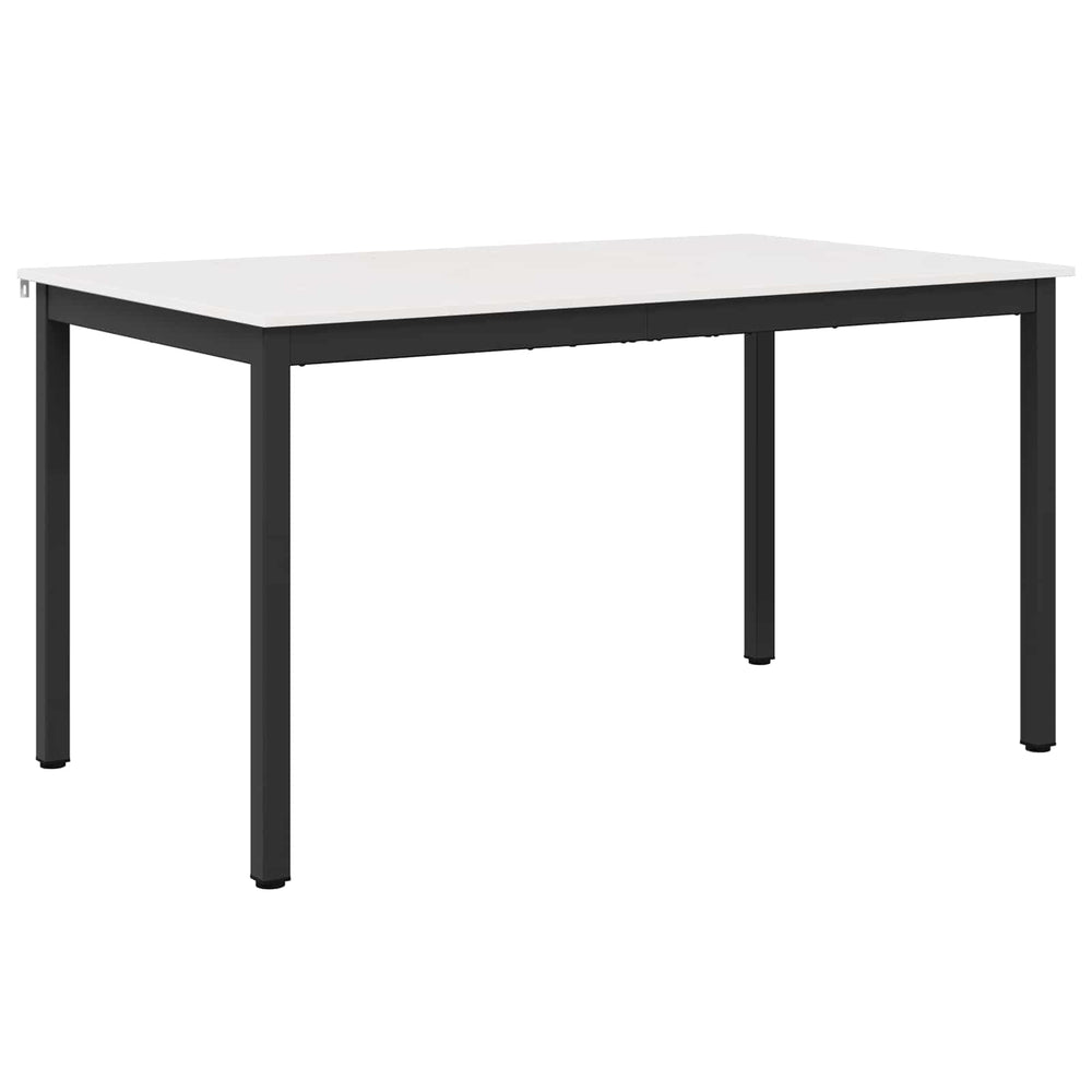 Valgomojo stalas Balta 150 x 90 x 75 cm Kietos pušies mediena