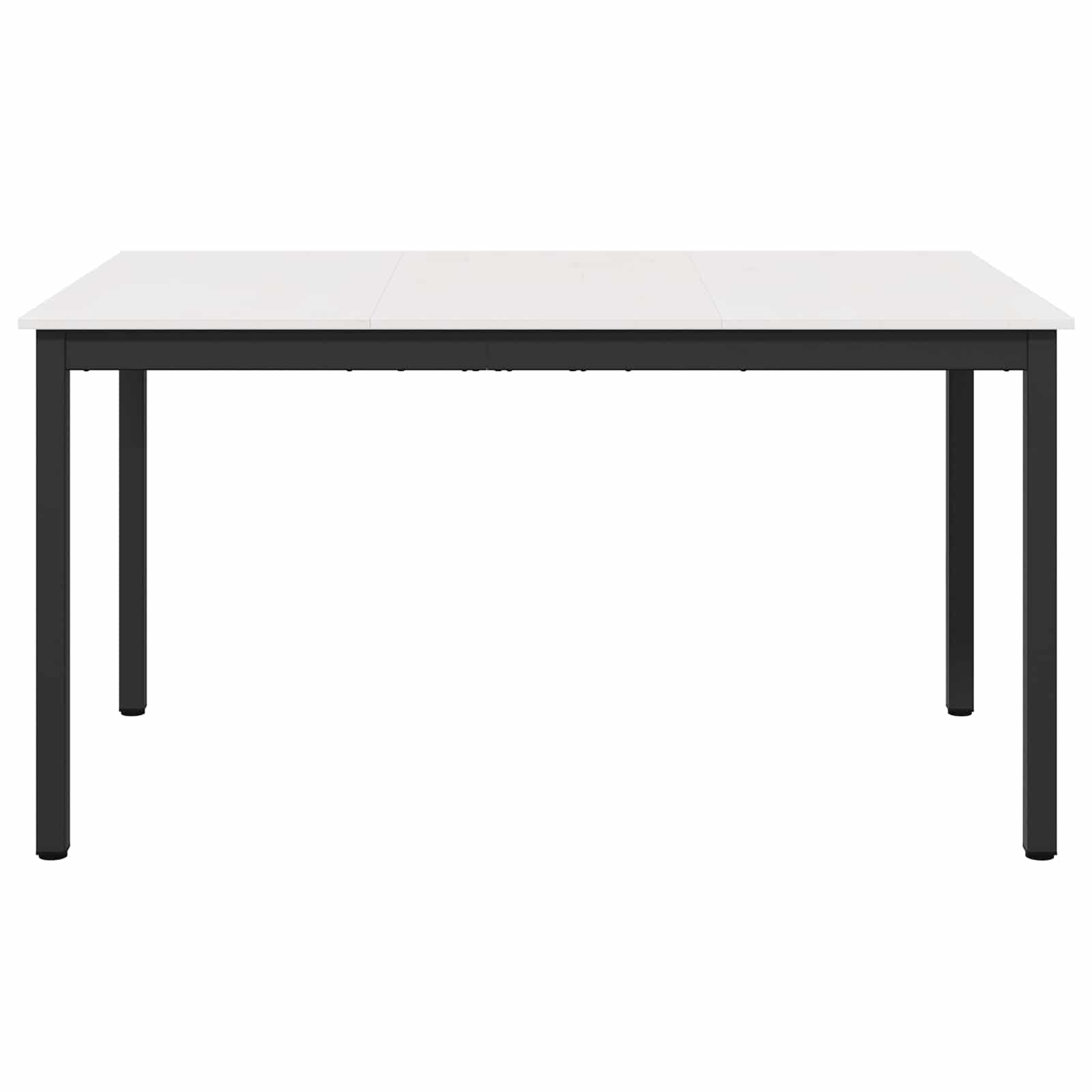 Valgomojo stalas Balta 150 x 90 x 75 cm Kietos pušies mediena