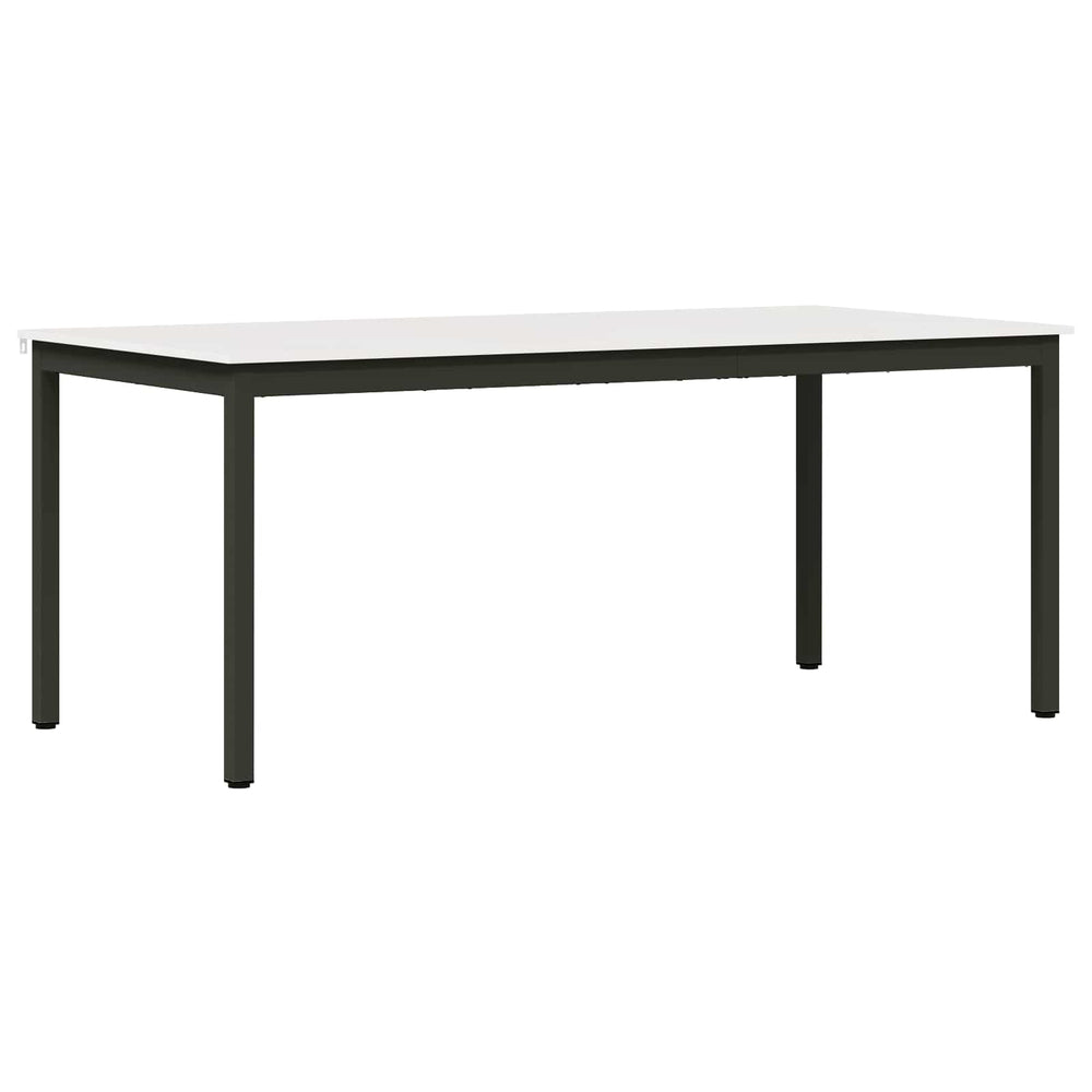 Valgomojo stalas Balta 180 x 90 x 75 cm Kietos pušies mediena