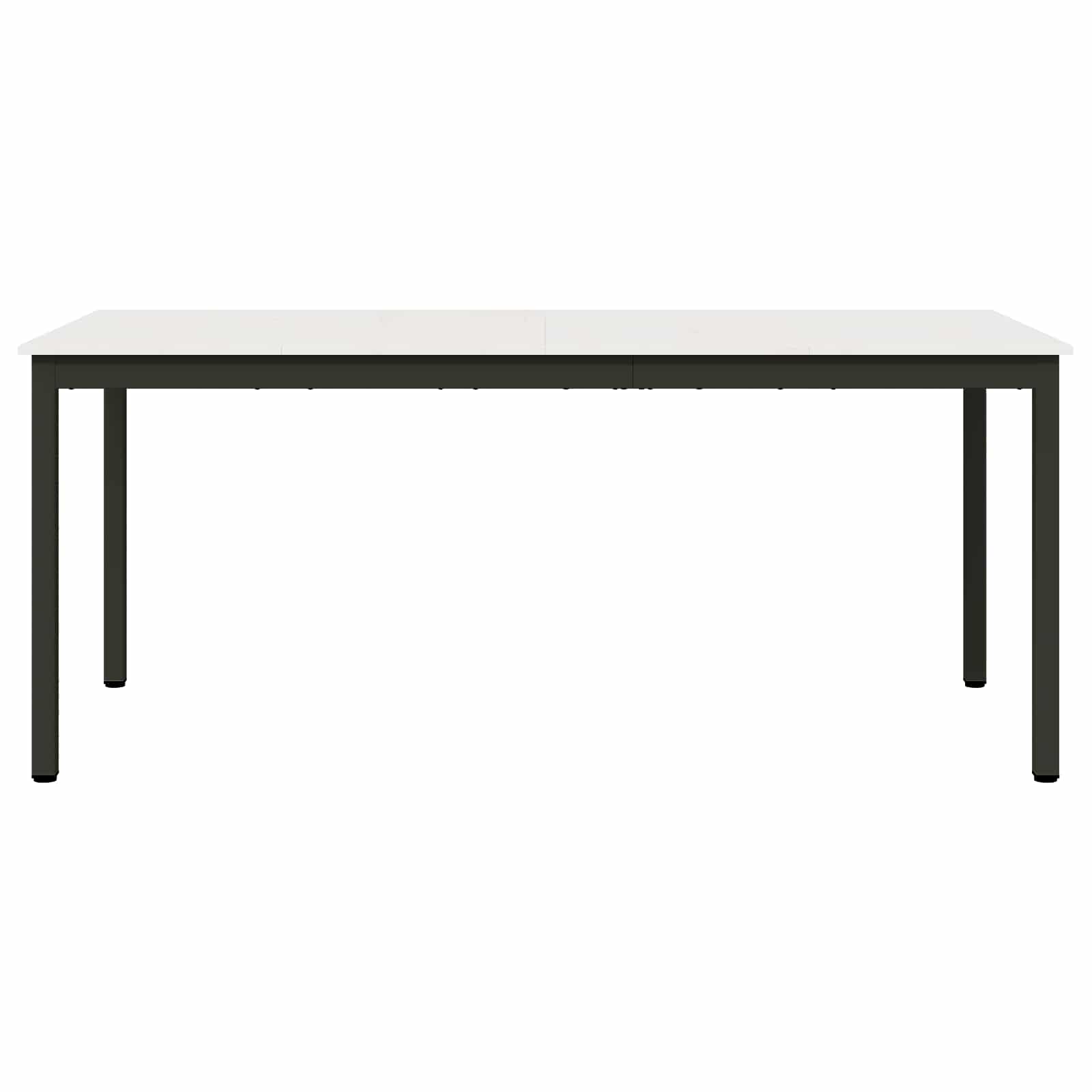 Valgomojo stalas Balta 180 x 90 x 75 cm Kietos pušies mediena