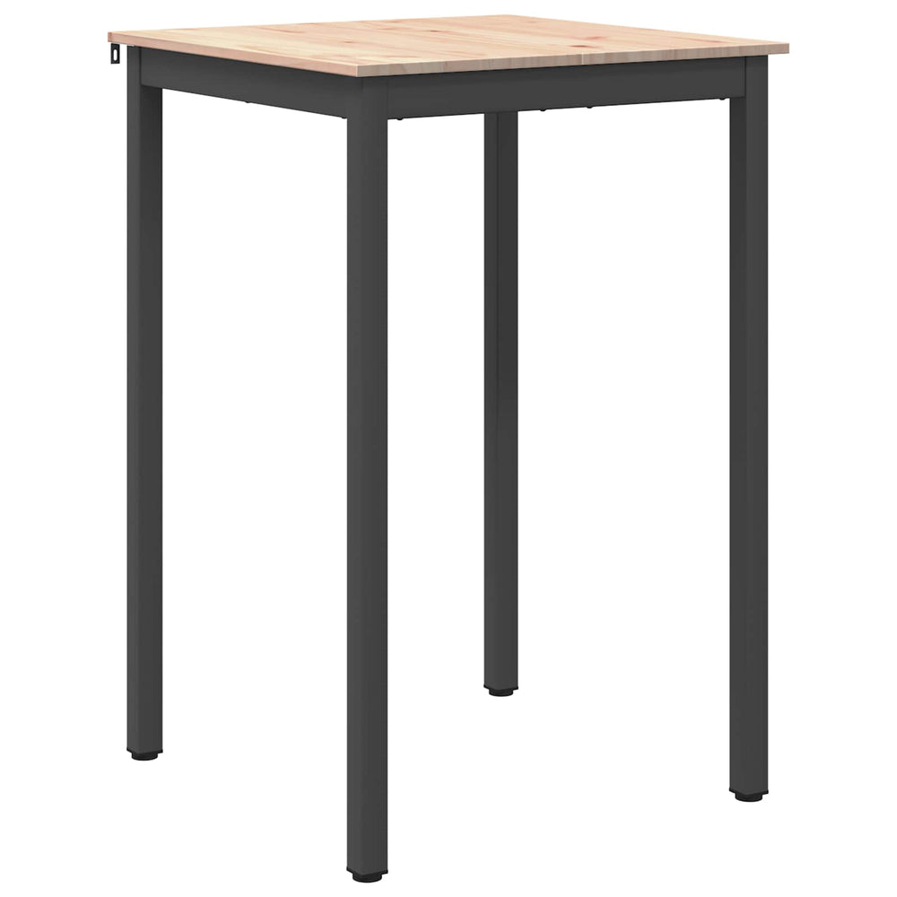 Bar Table Natural 110 x 55 x 105 cm Solid Pine Wood