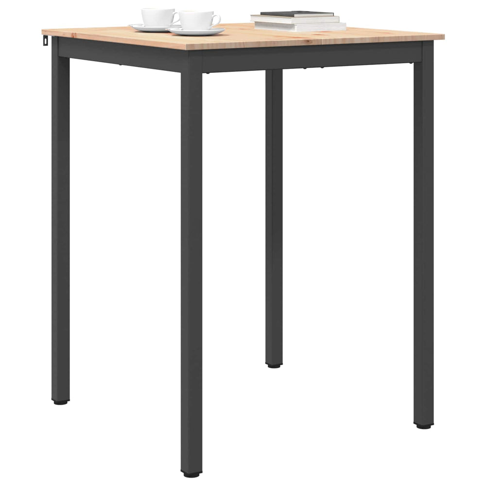 Bar Table Natural 110 x 55 x 105 cm Solid Pine Wood