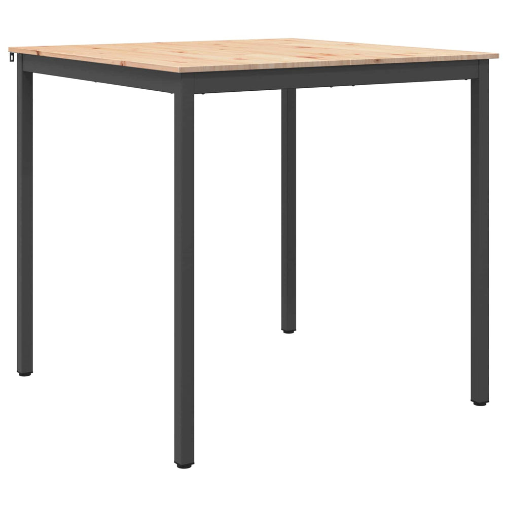 Bar Table Natural 110 x 55 x 105 cm Solid Pine Wood