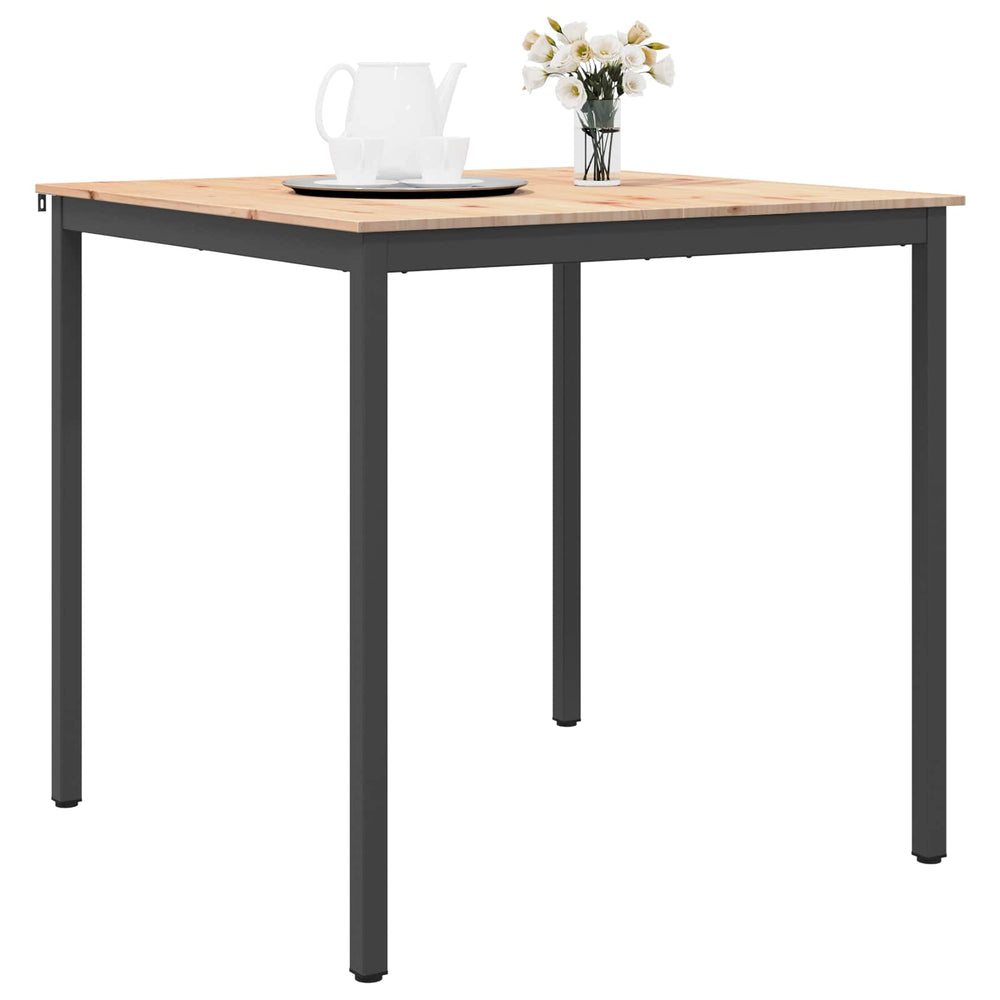 Bar Table Natural 110 x 55 x 105 cm Solid Pine Wood