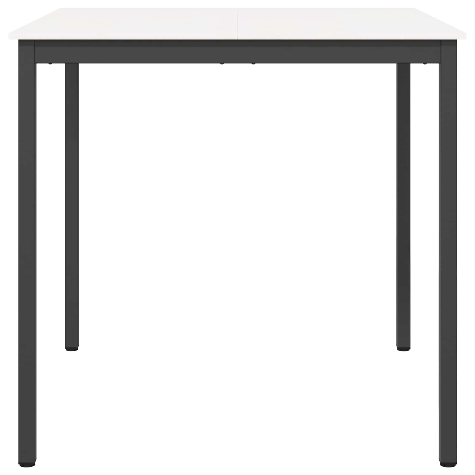 Baro stalas Balta 110 x 110 x 105 cm Kietos pušies mediena
