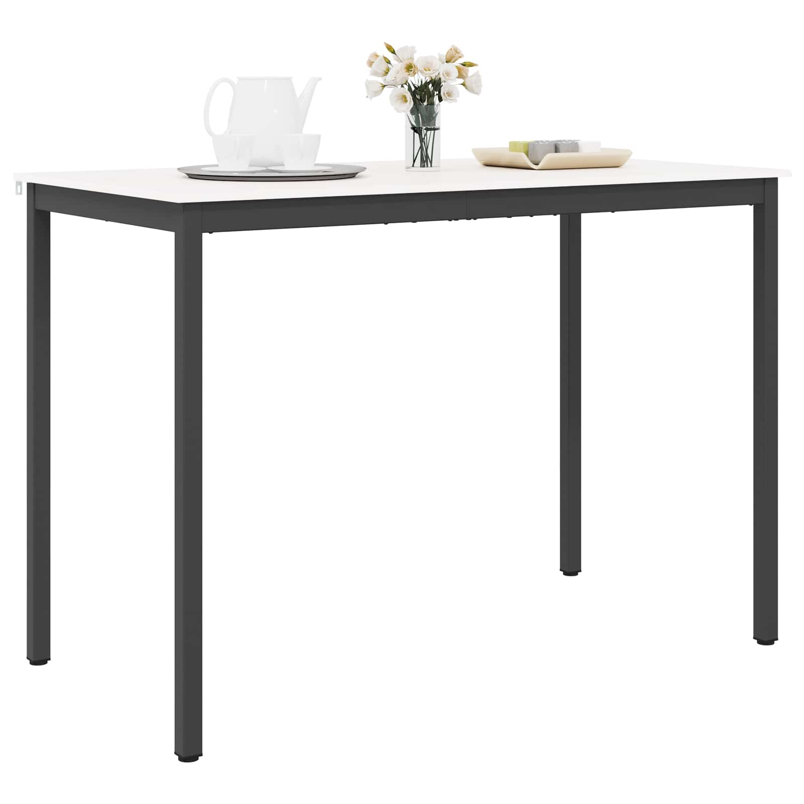 Baro stalas Balta 150 x 80 x 105 cm Kietos pušies mediena