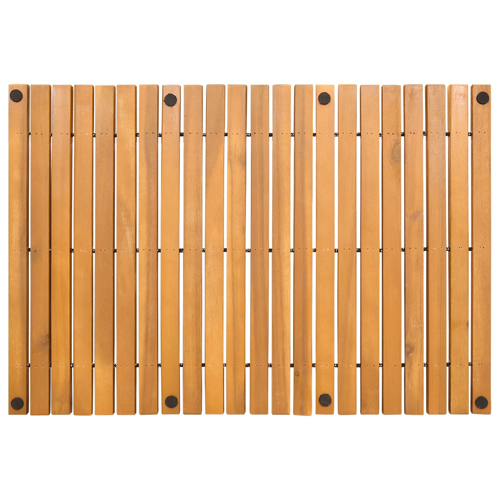 Badematte Ruda 60 x 40 cm Kietos akacijos mediena