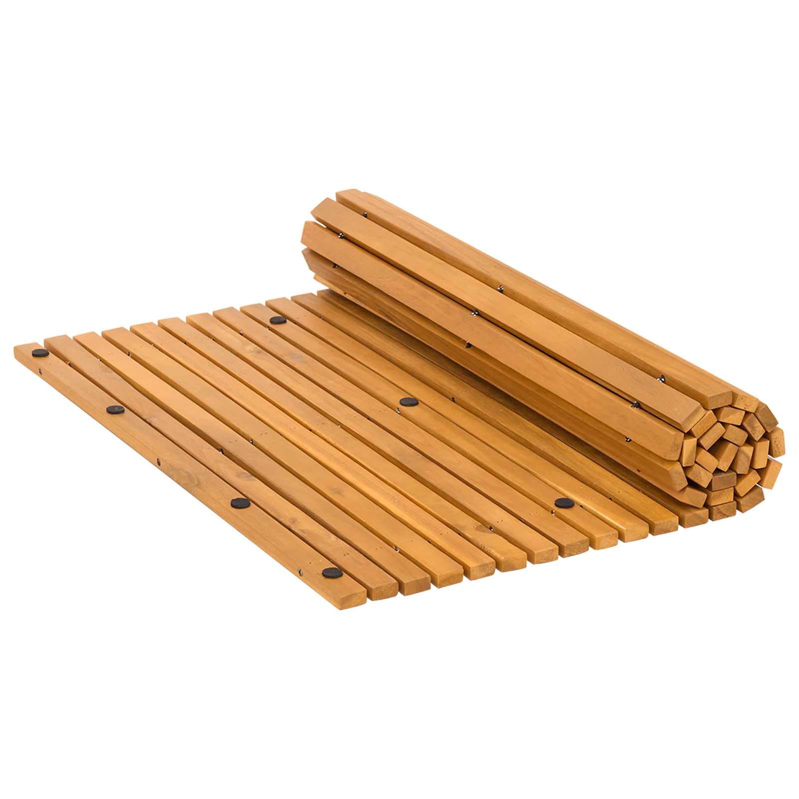 Badematte Ruda 100 x 60 cm Kietos akacijos mediena