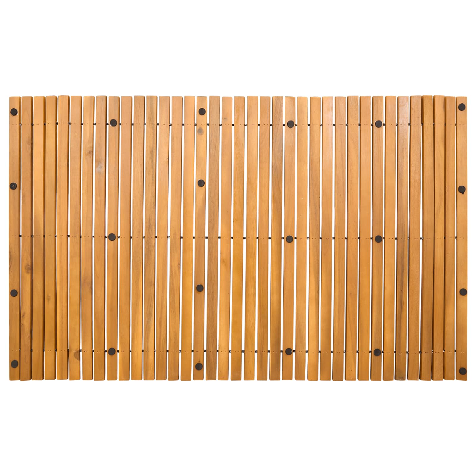 Badematte Ruda 100 x 60 cm Kietos akacijos mediena