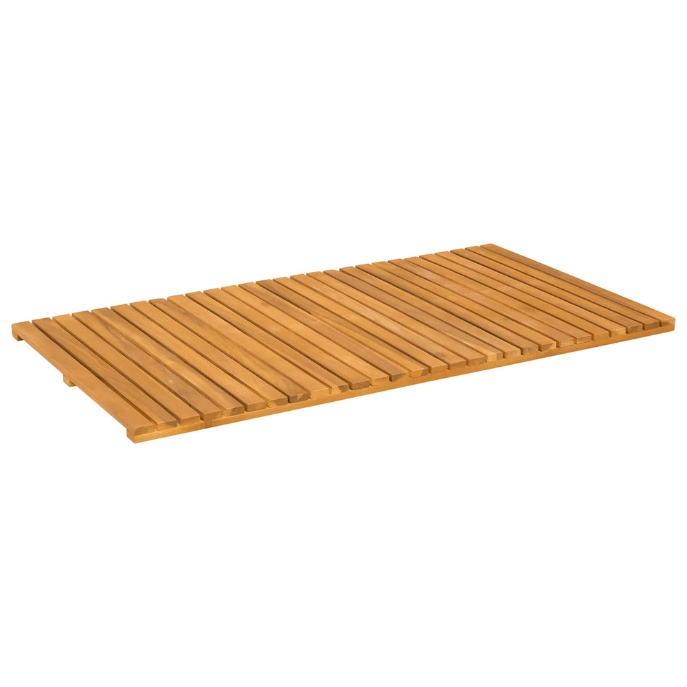 Bath mat Simple Brown 100 x 55 cm Wood