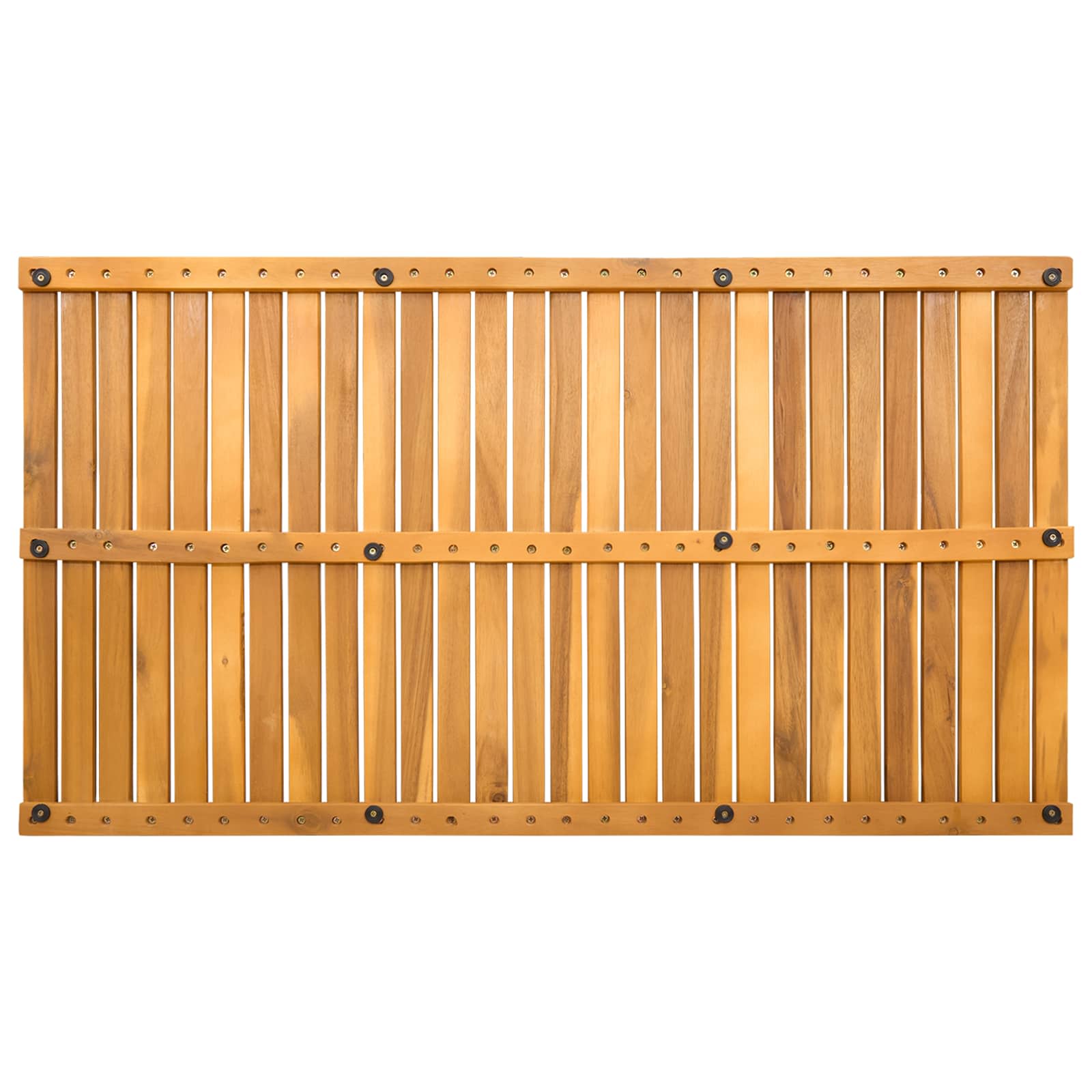 Bath mat Simple Brown 100 x 55 cm Wood