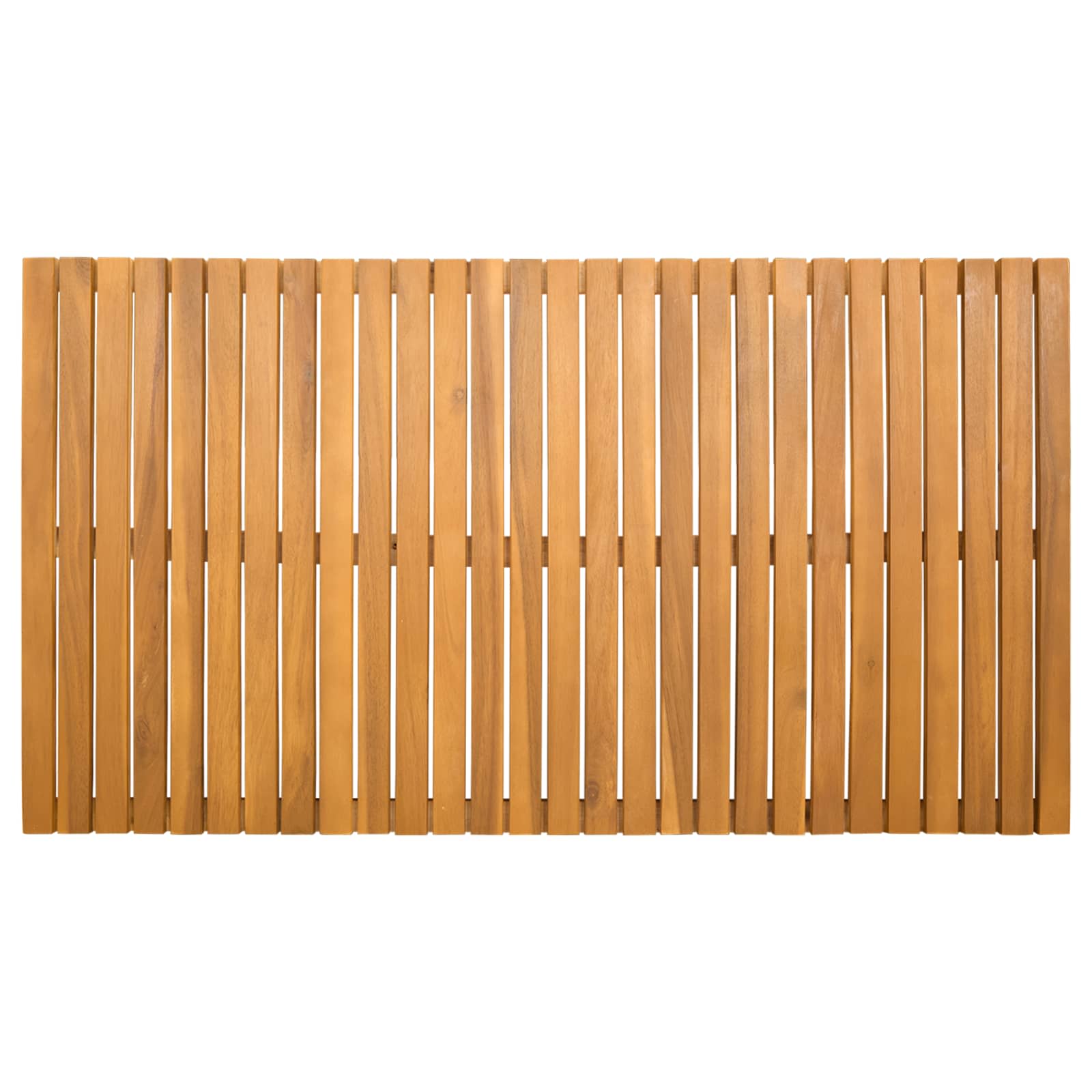 Bath mat Simple Brown 100 x 55 cm Wood