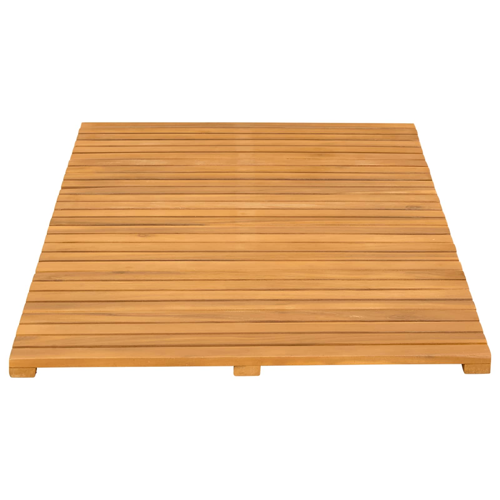 Bath mat Simple Brown 100 x 55 cm Wood