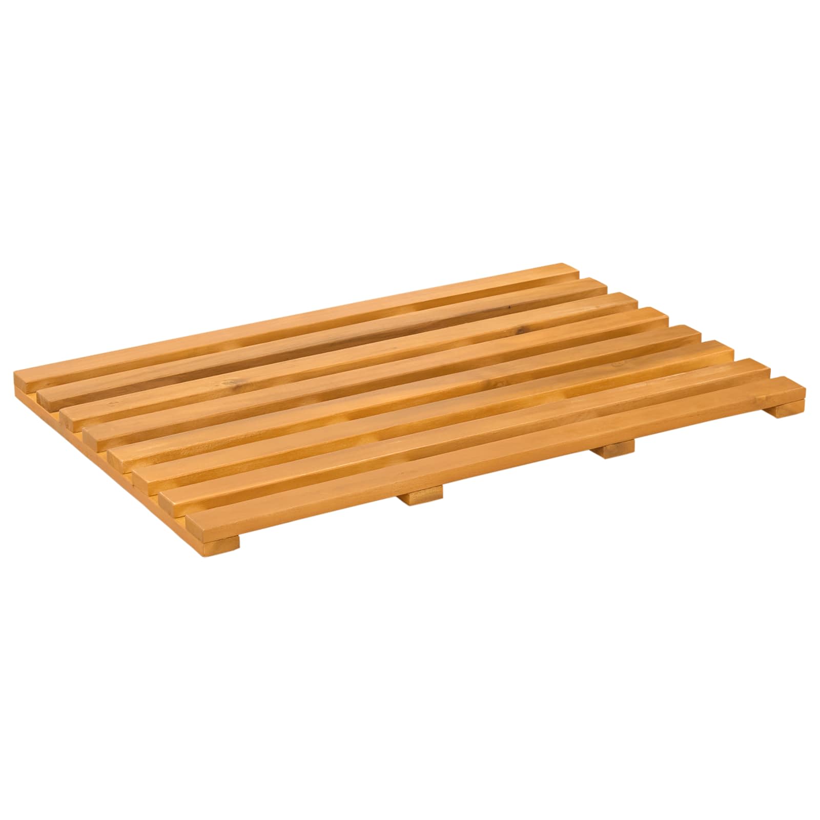 Vannas paklājiņš Vienkāršs Brūns 100 x 53 cm Koks
