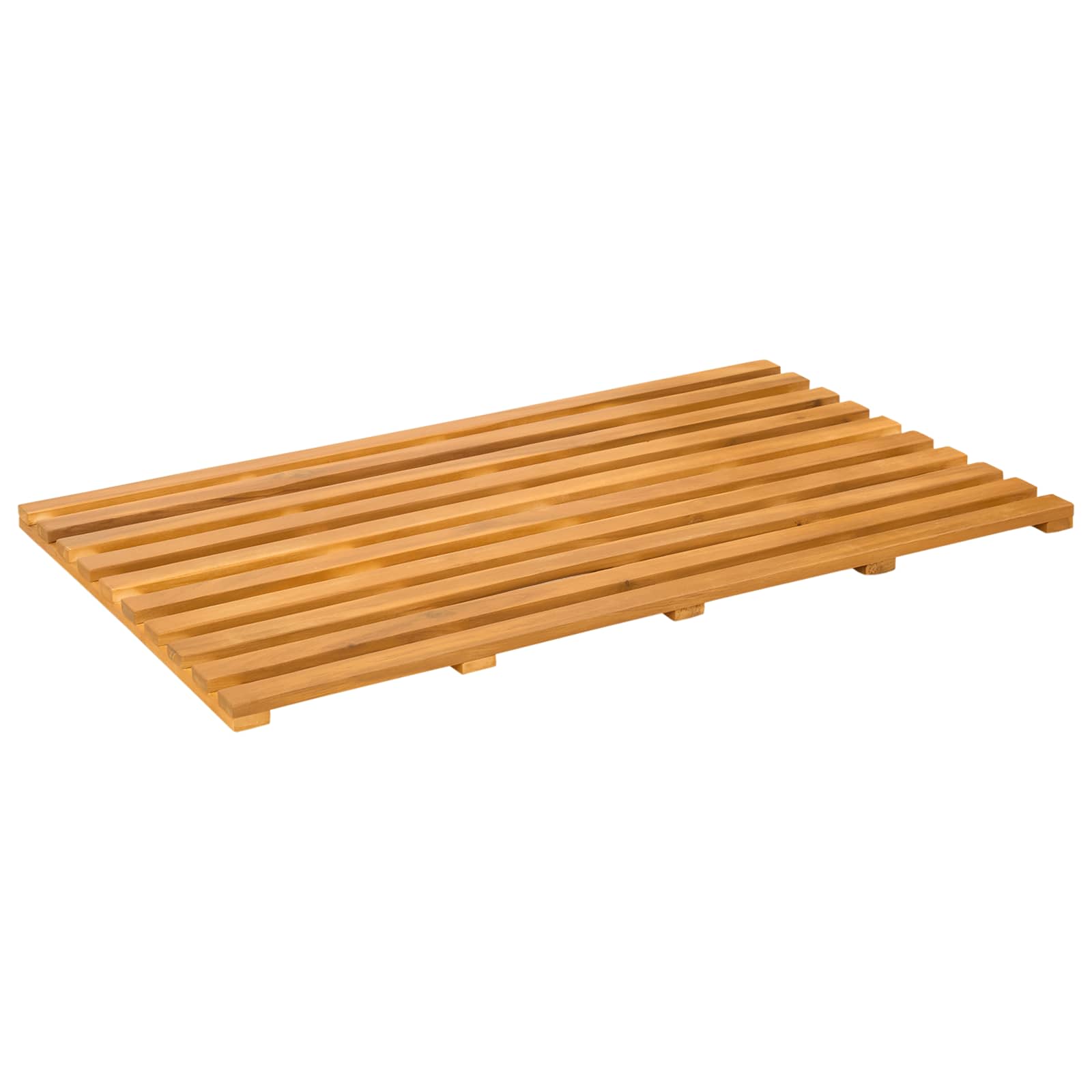 Vannas paklājiņš Vienkāršs Brūns 100 x 53 cm Koks