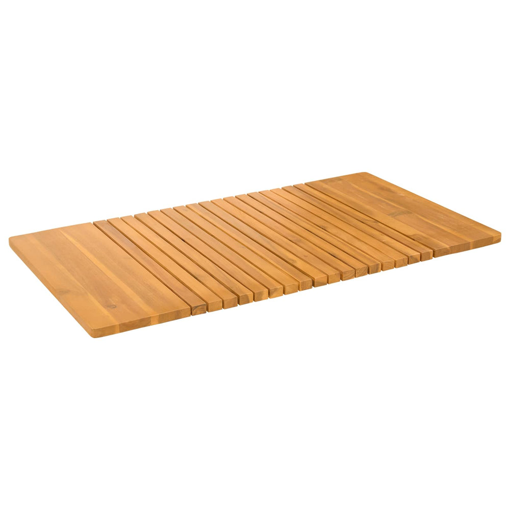 Bath mat Simple Brown 100 x 55 cm Wood