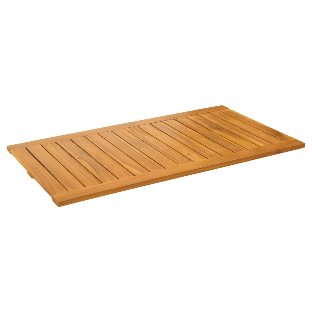 Bath mat Simple Brown 100 x 55 cm Wood
