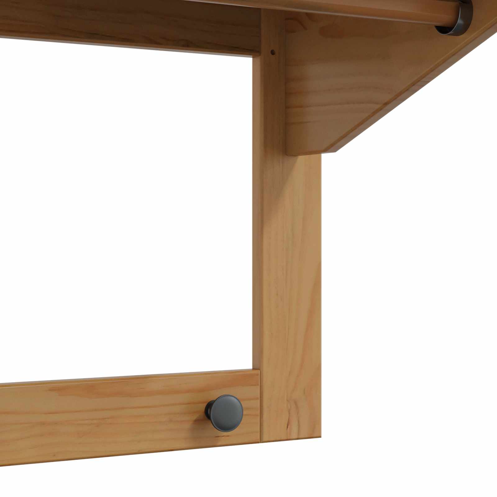 Coat Honey brown 90 x 35 x 41.5 cm Solid pine wood